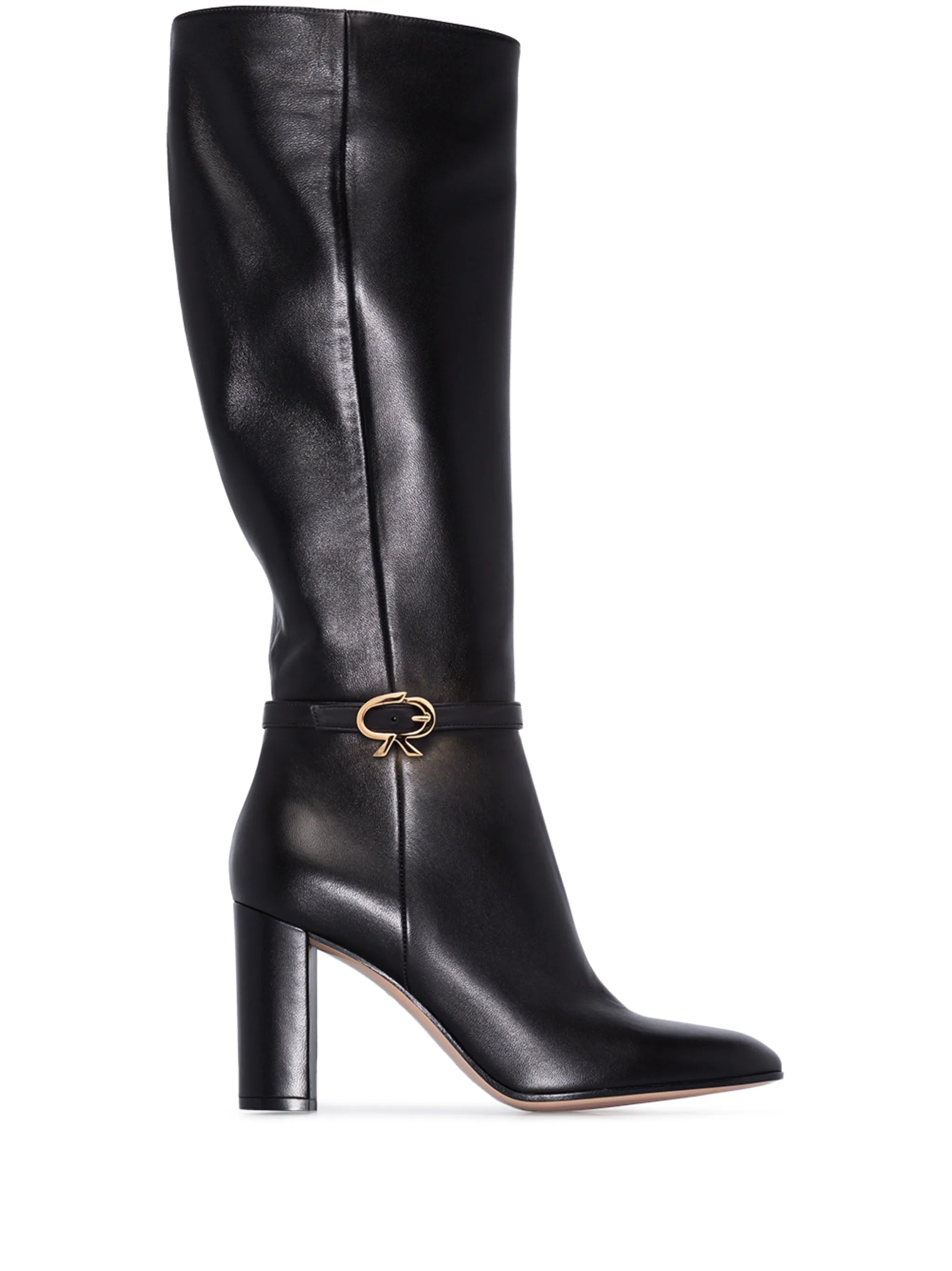 Ribbon 85mm knee-high boots
