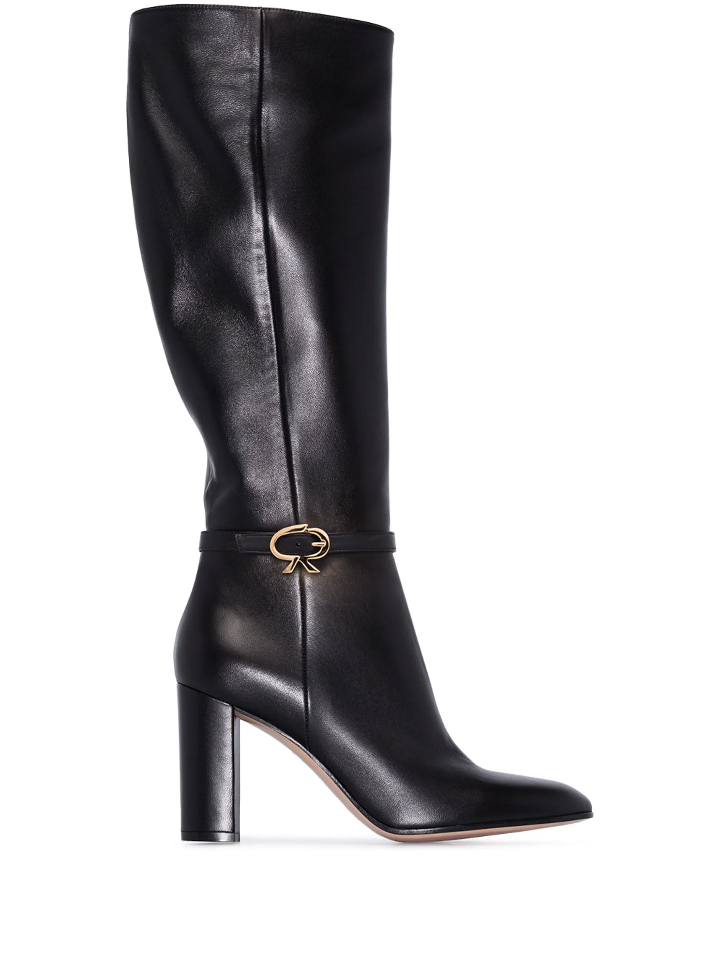 Ribbon 85mm knee-high boots