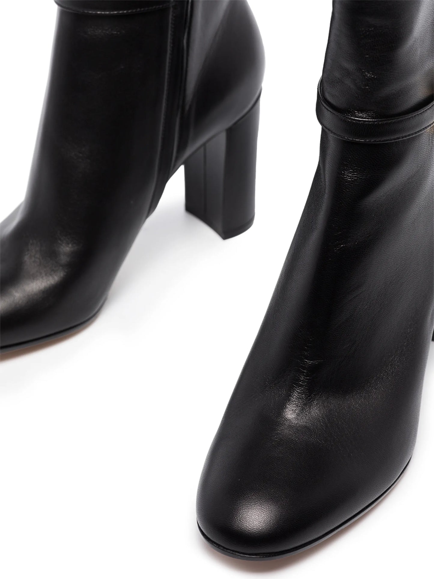 Ribbon 85mm knee-high boots