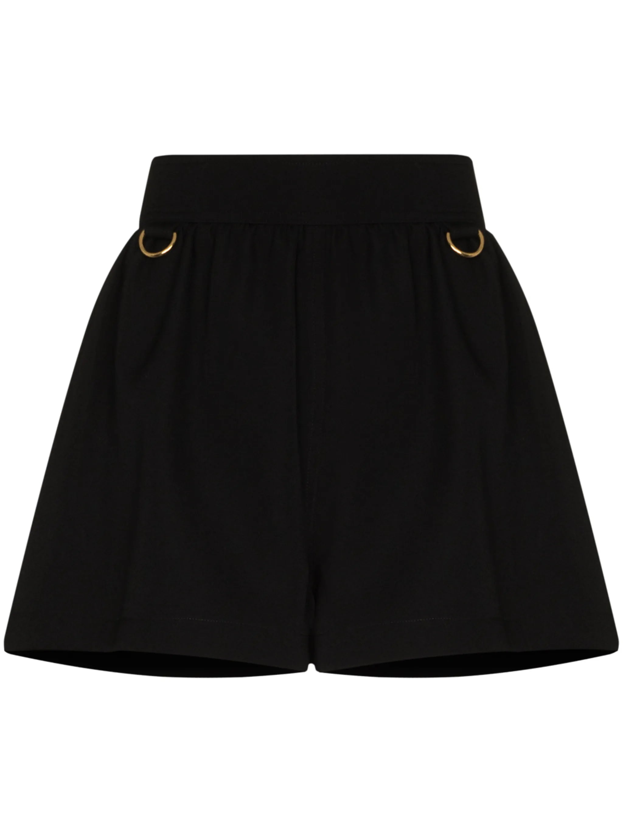 ring-detail wool shorts