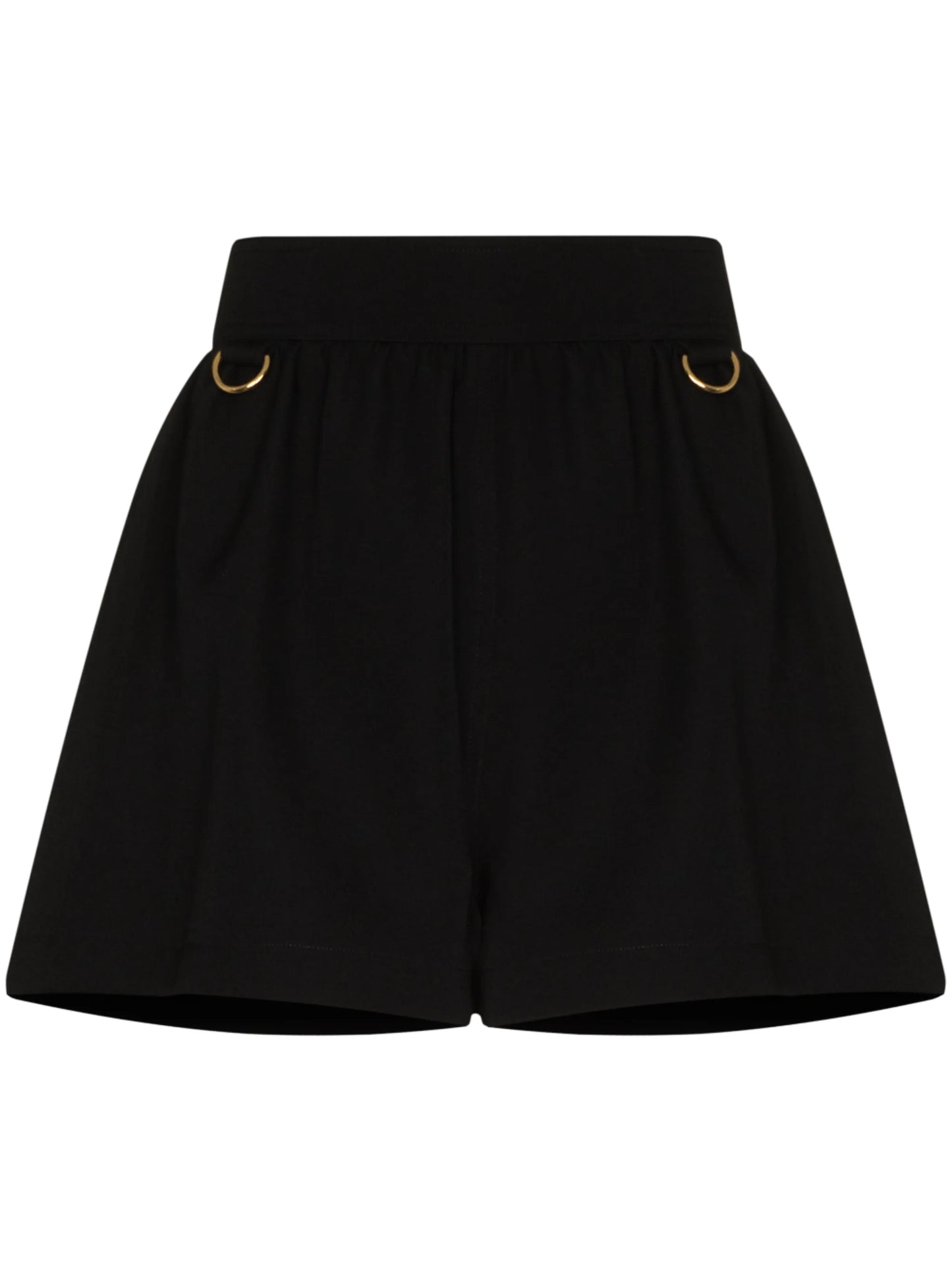 ring-detail wool shorts