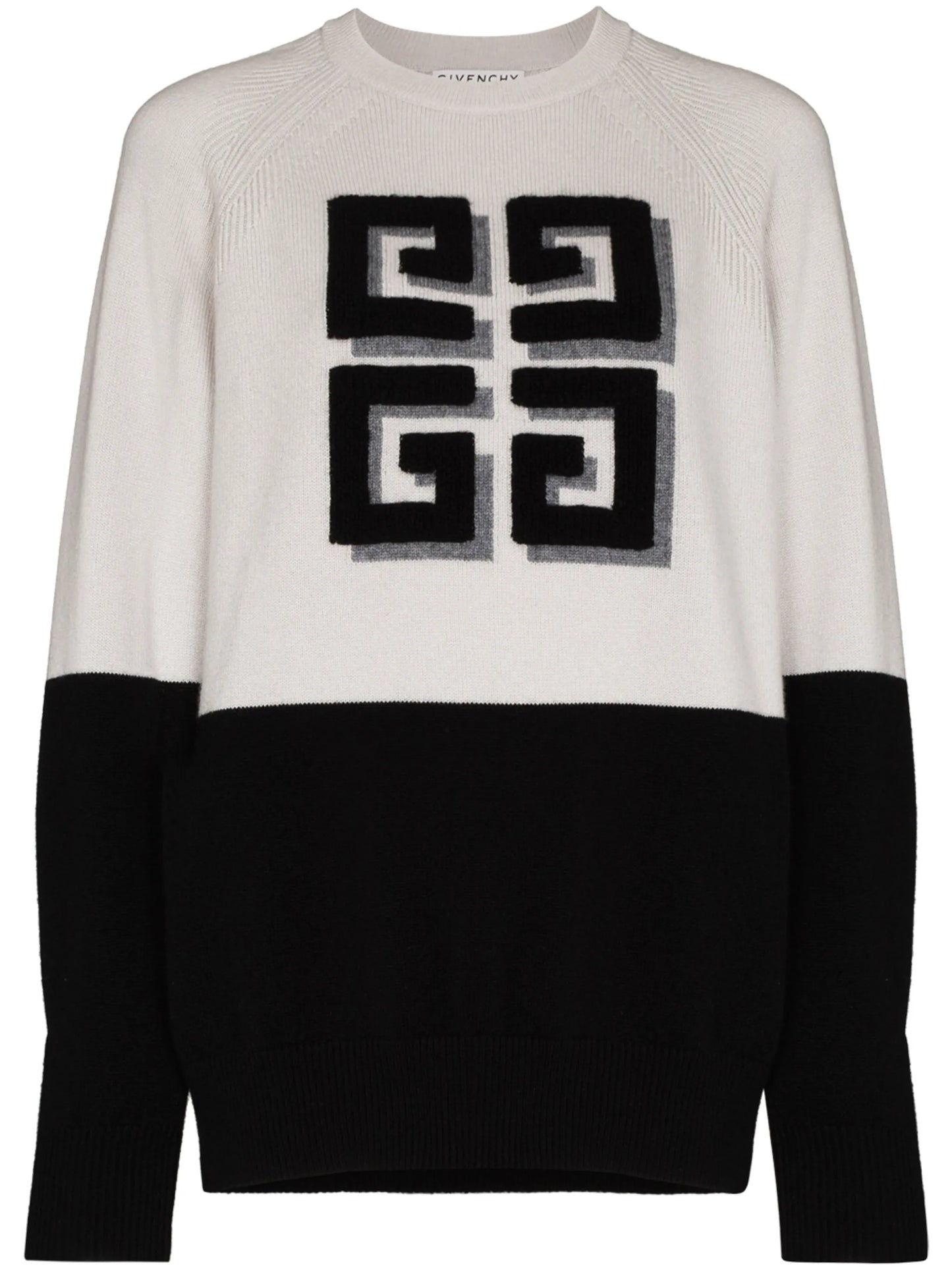 intarsia logo cashmere jumper