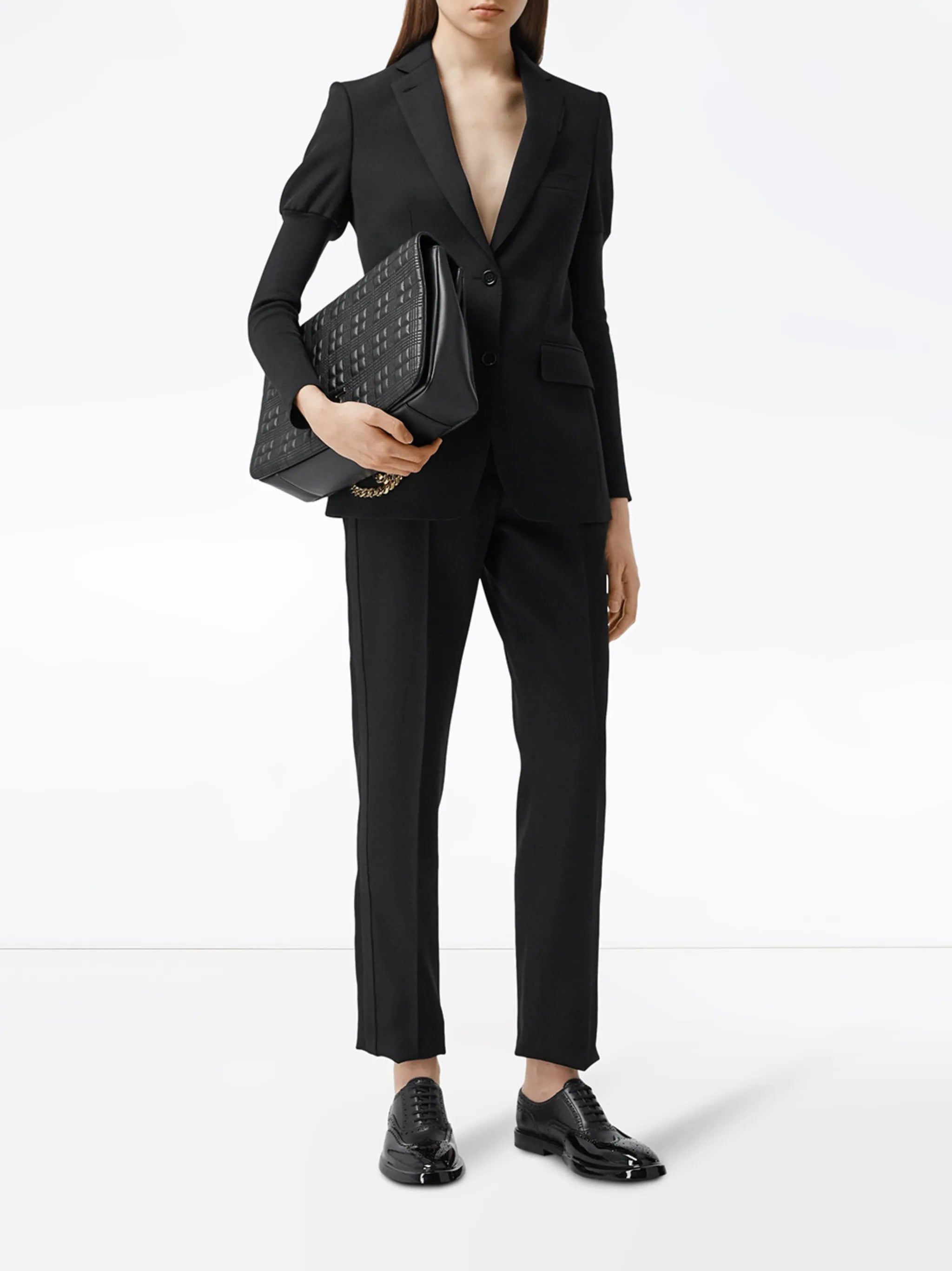 cropped tailored trousers
