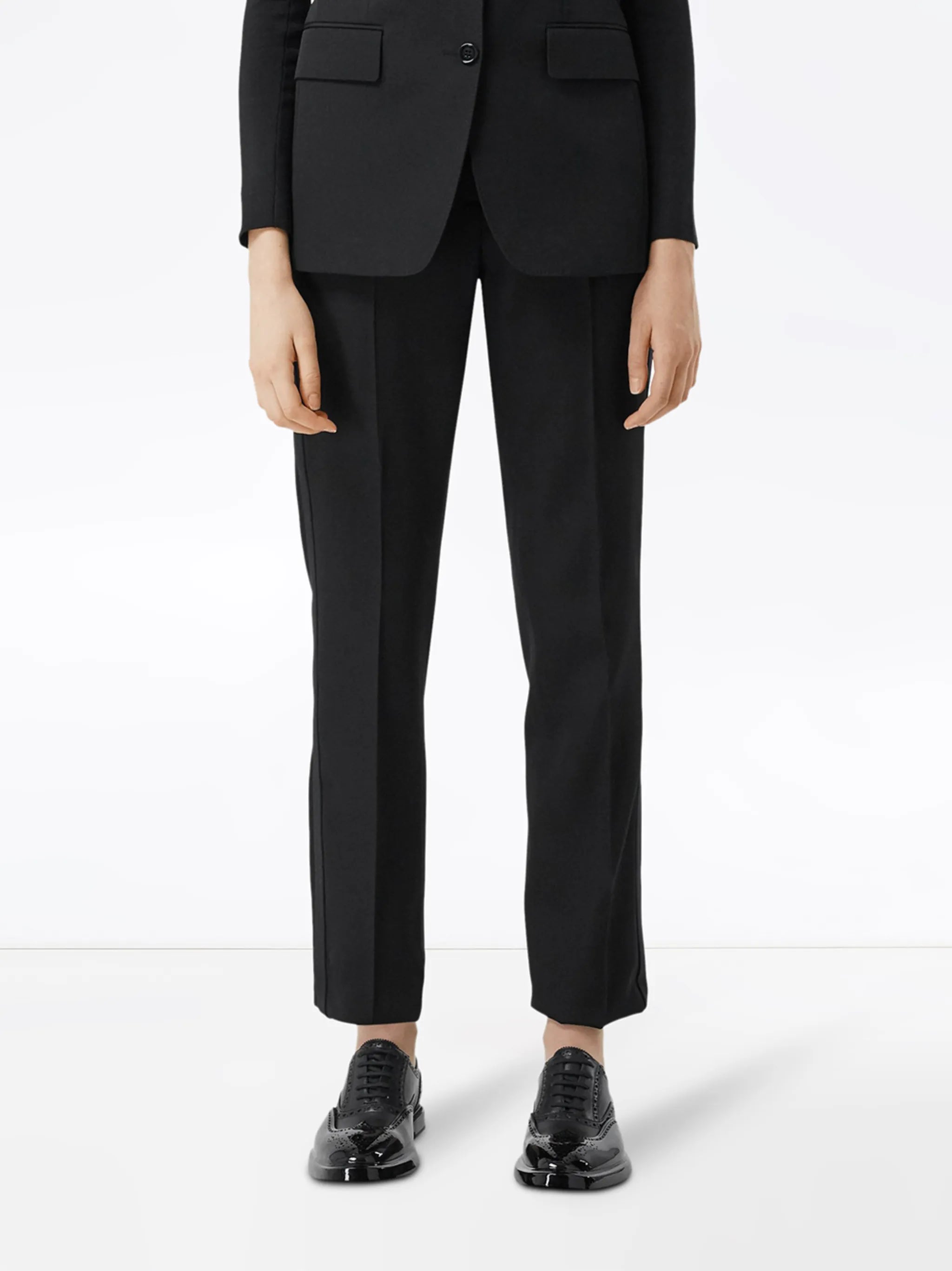 cropped tailored trousers