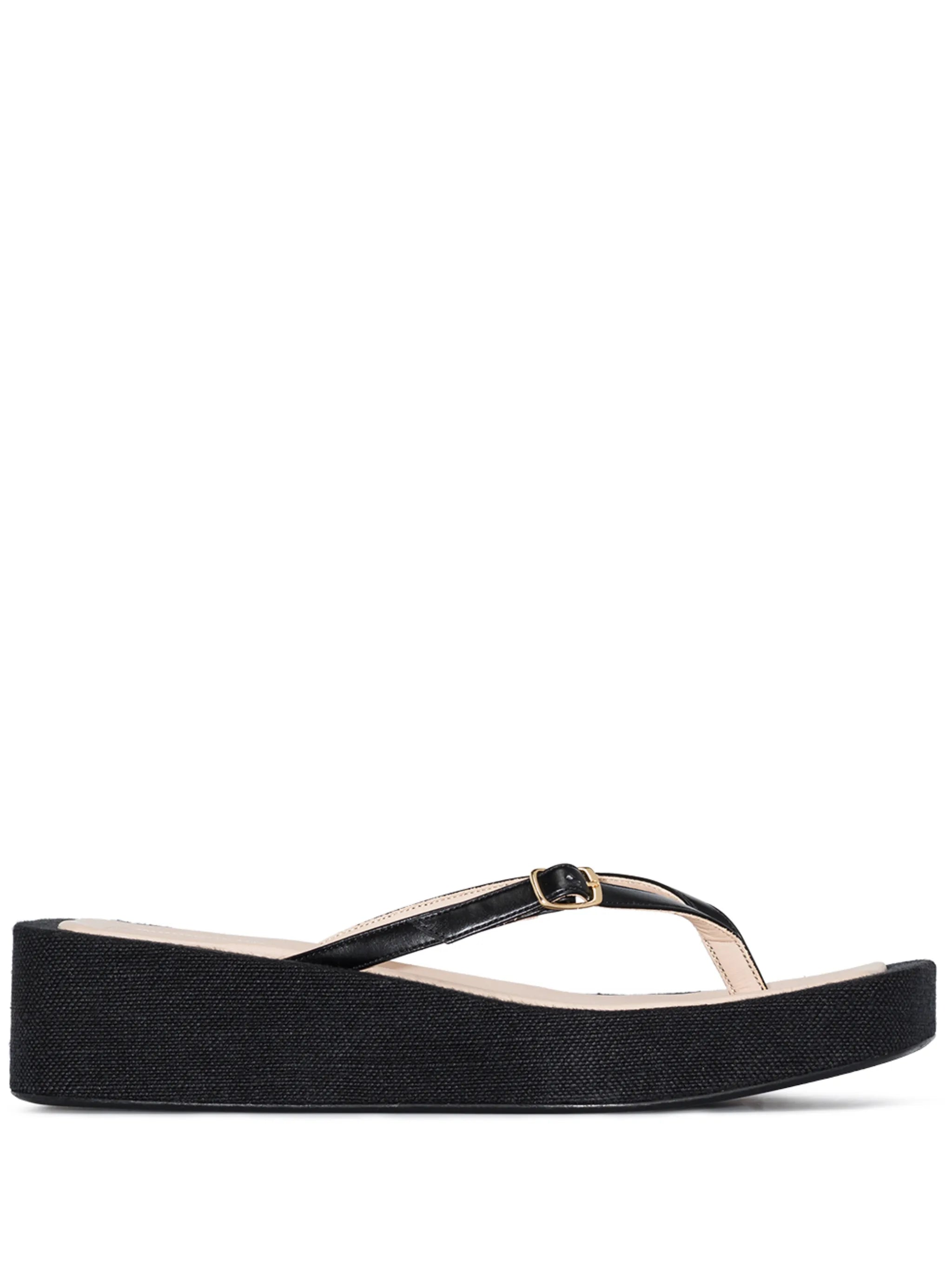 Les Tatanes Lin flatform sandals