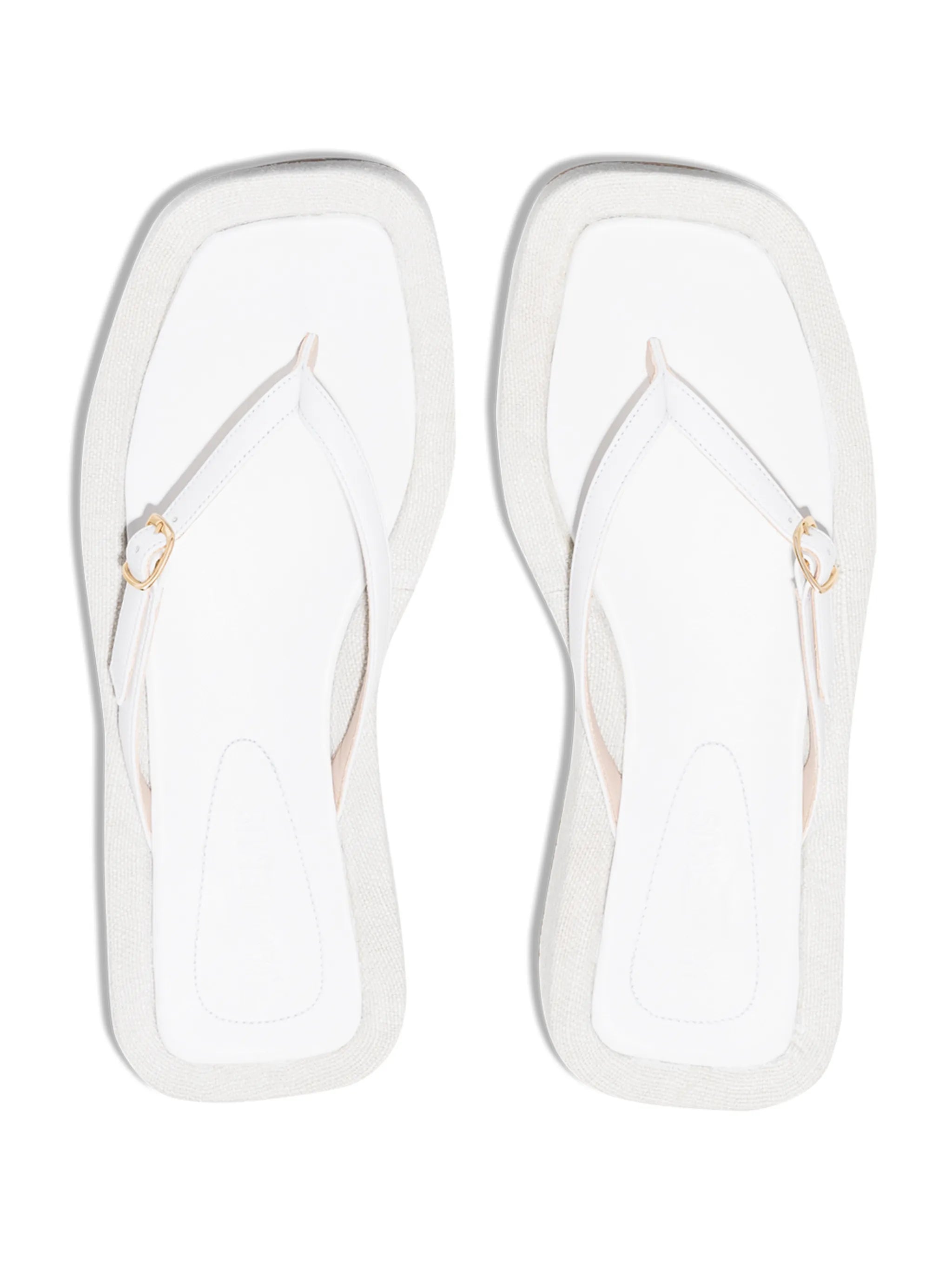 Les Tatanes Lin flatform sandals