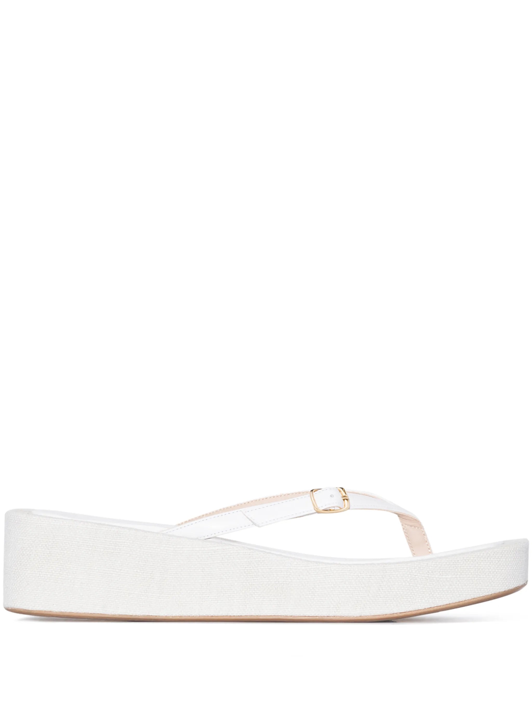 Les Tatanes Lin flatform sandals