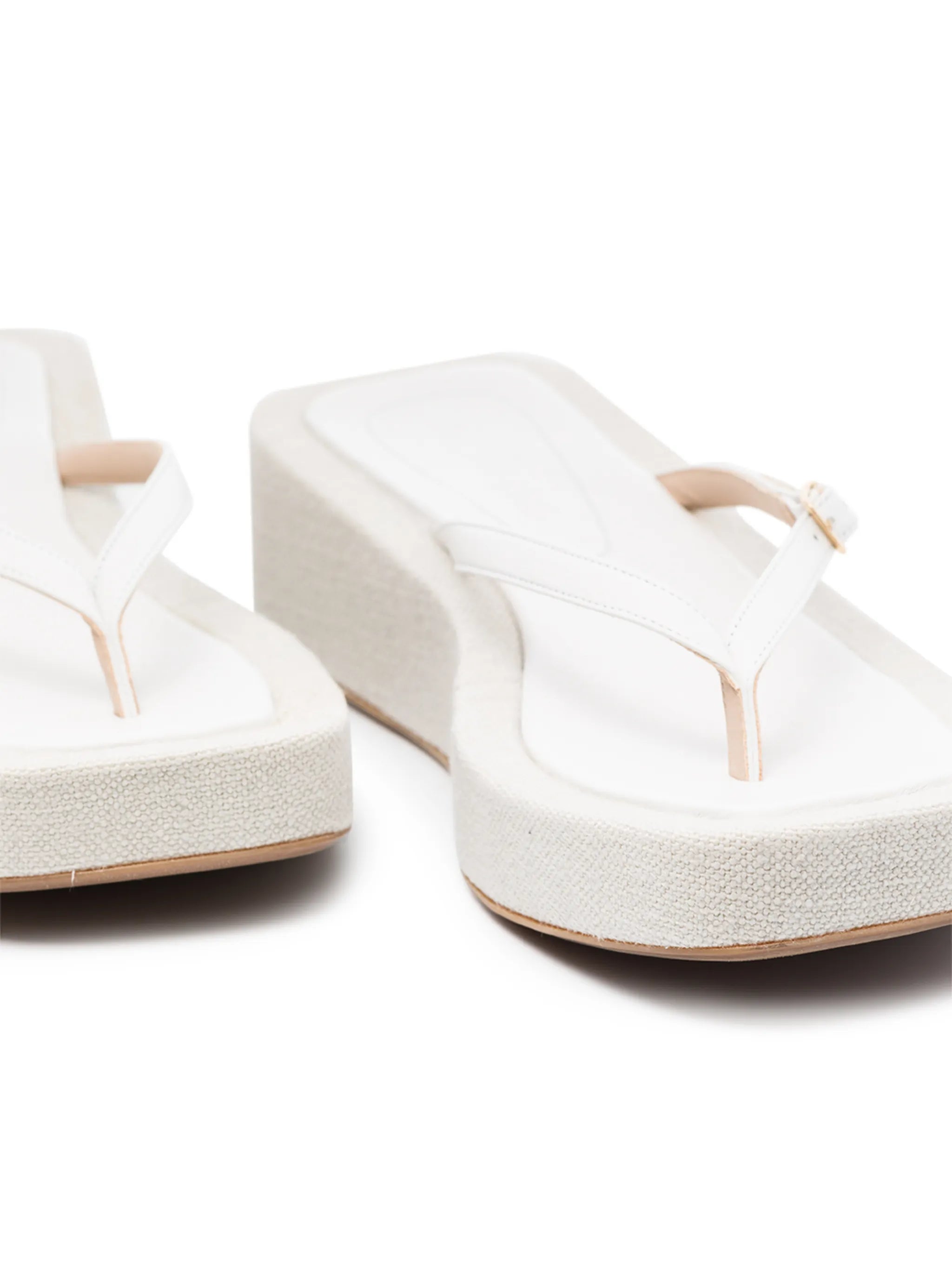 Les Tatanes Lin flatform sandals