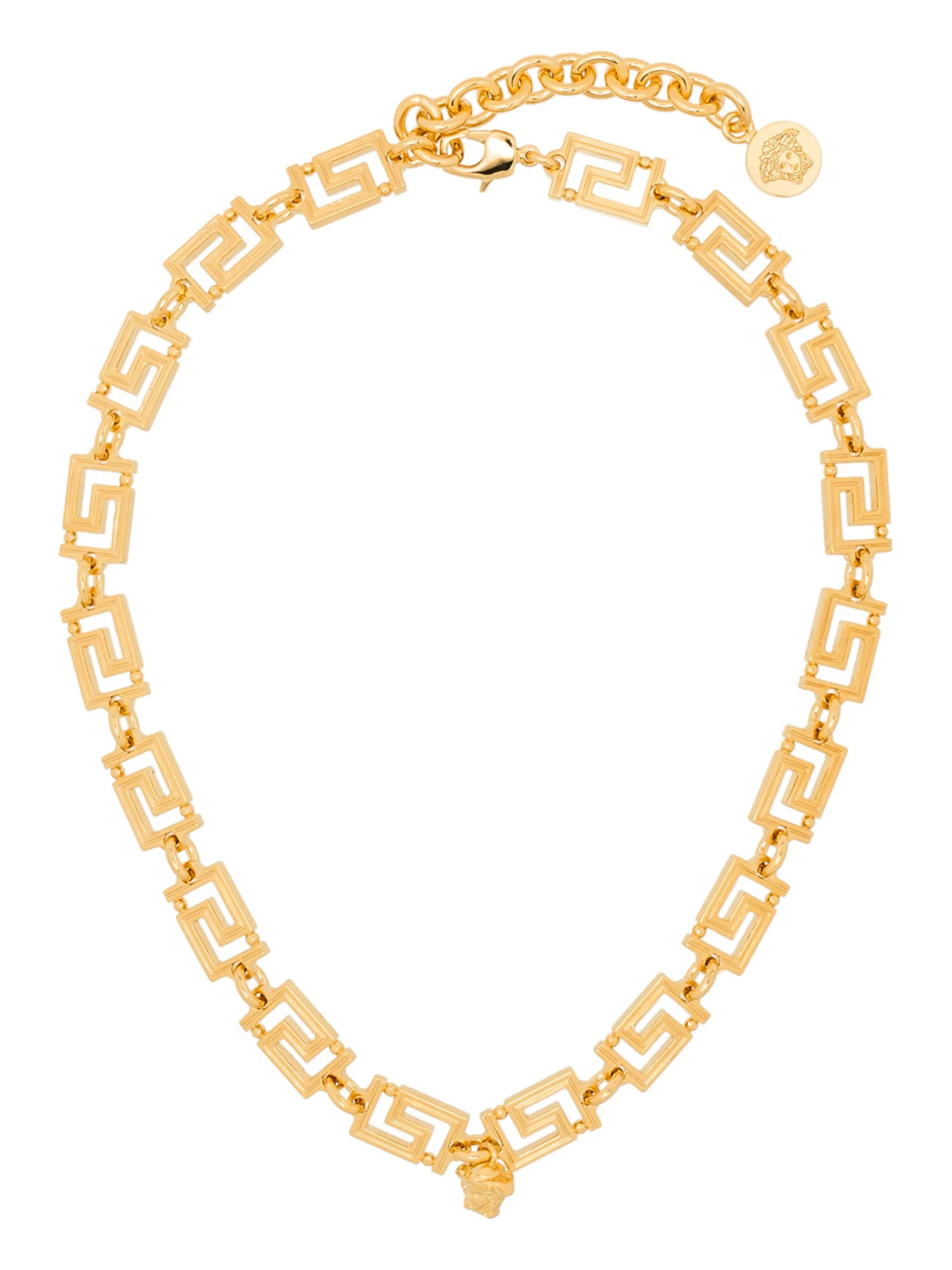 Greca Medusa detail necklace