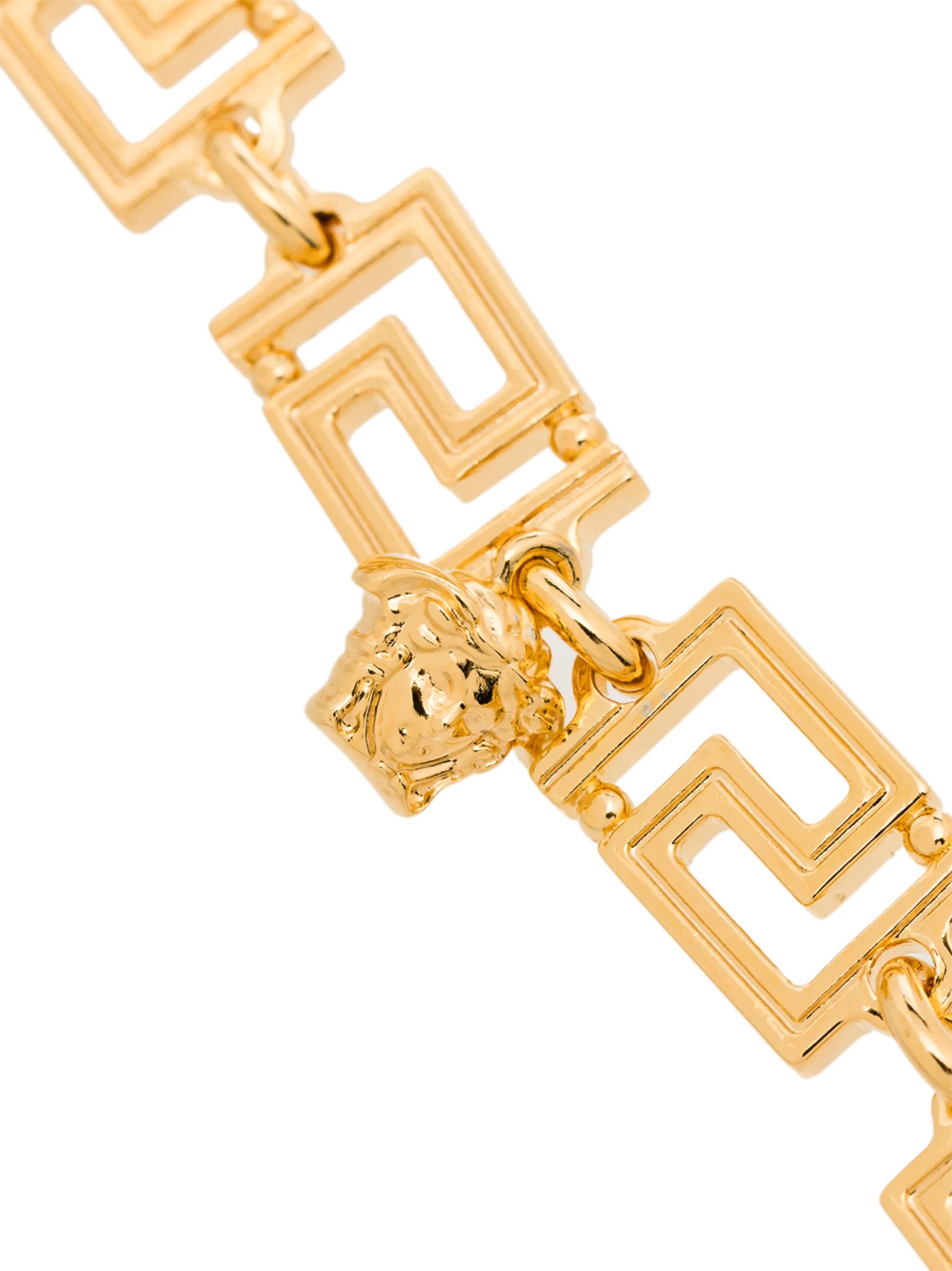 Greca Medusa detail necklace