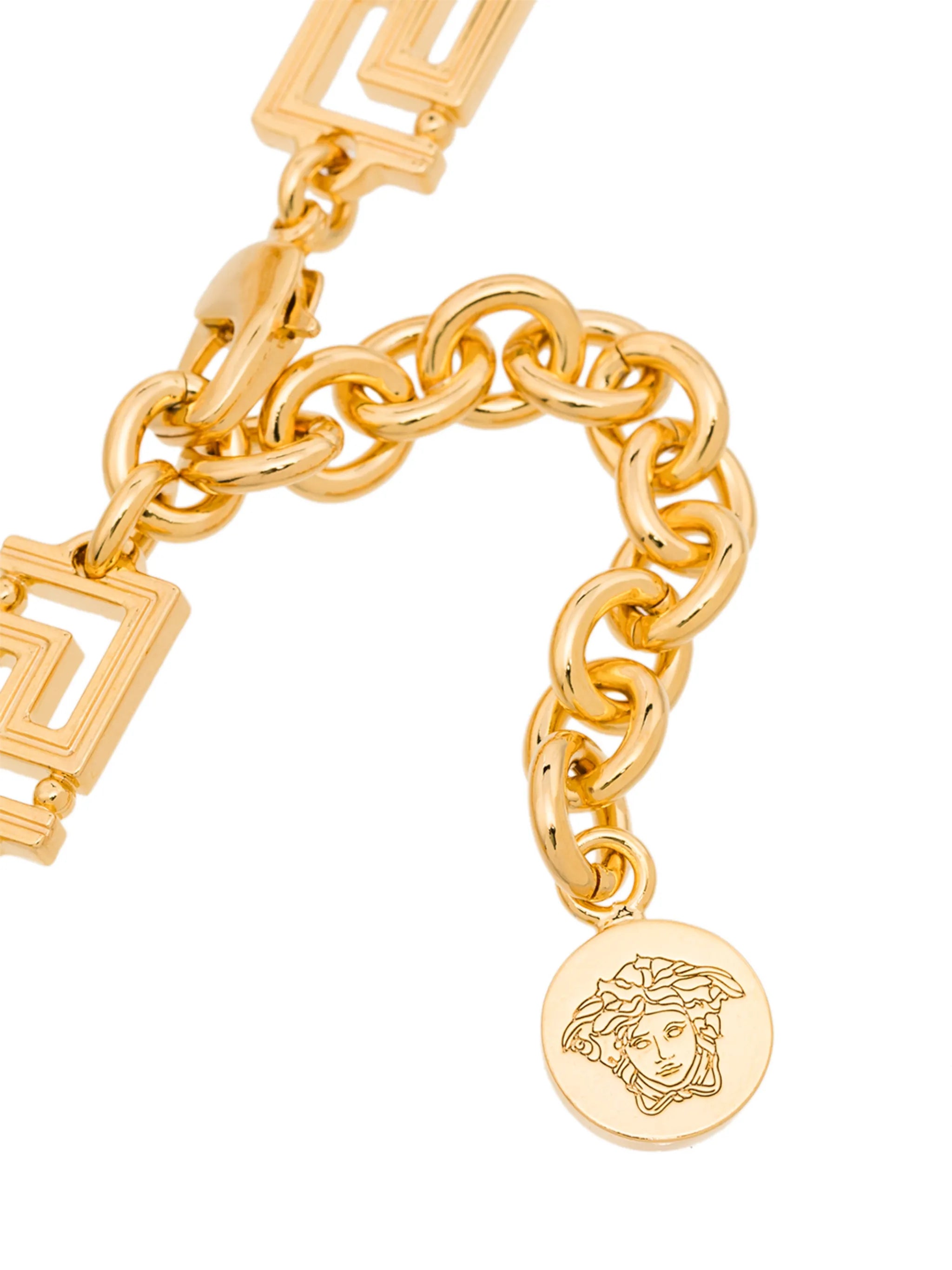 Greca Medusa detail necklace
