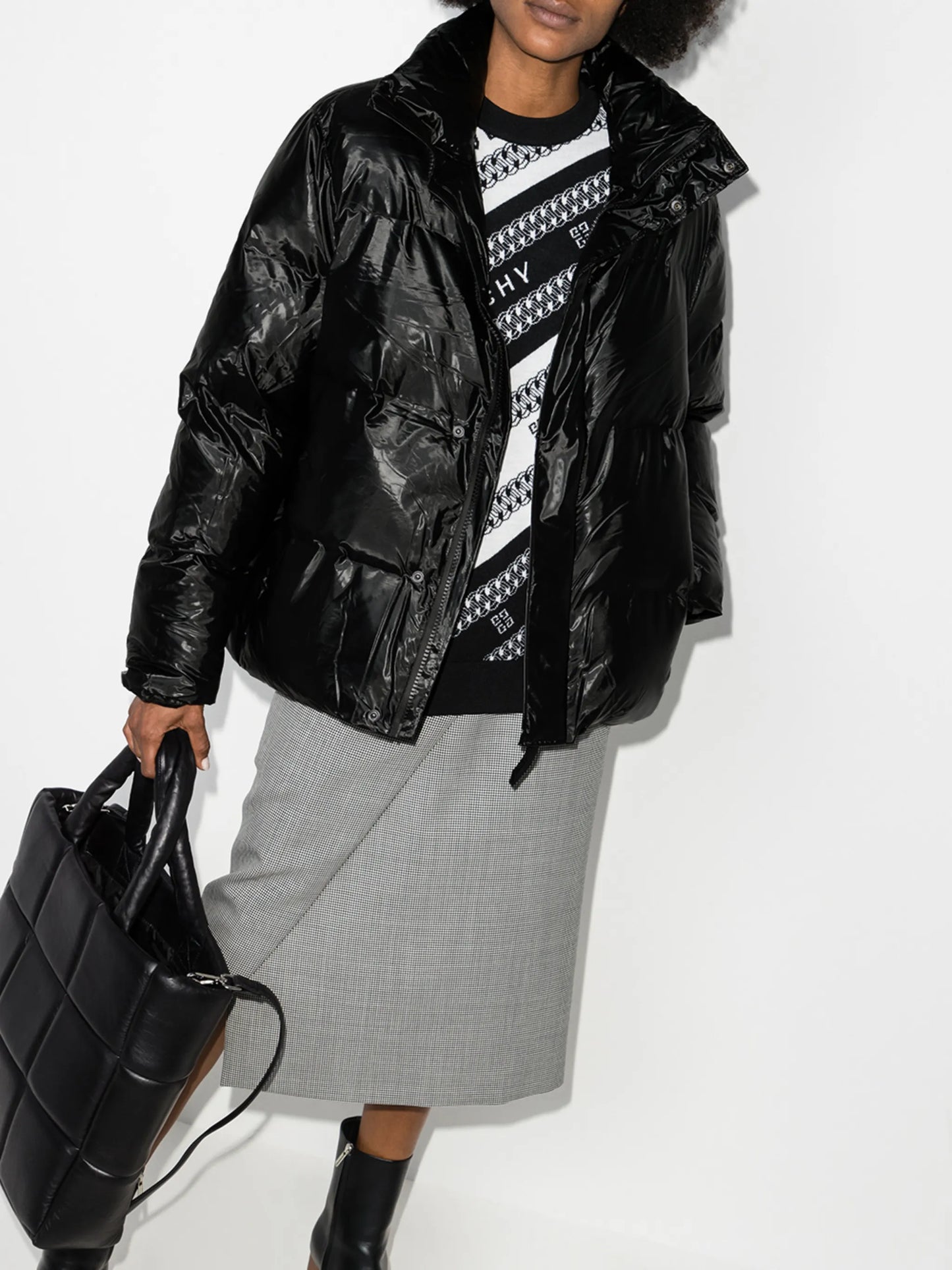 boxy-fit puffer jacket