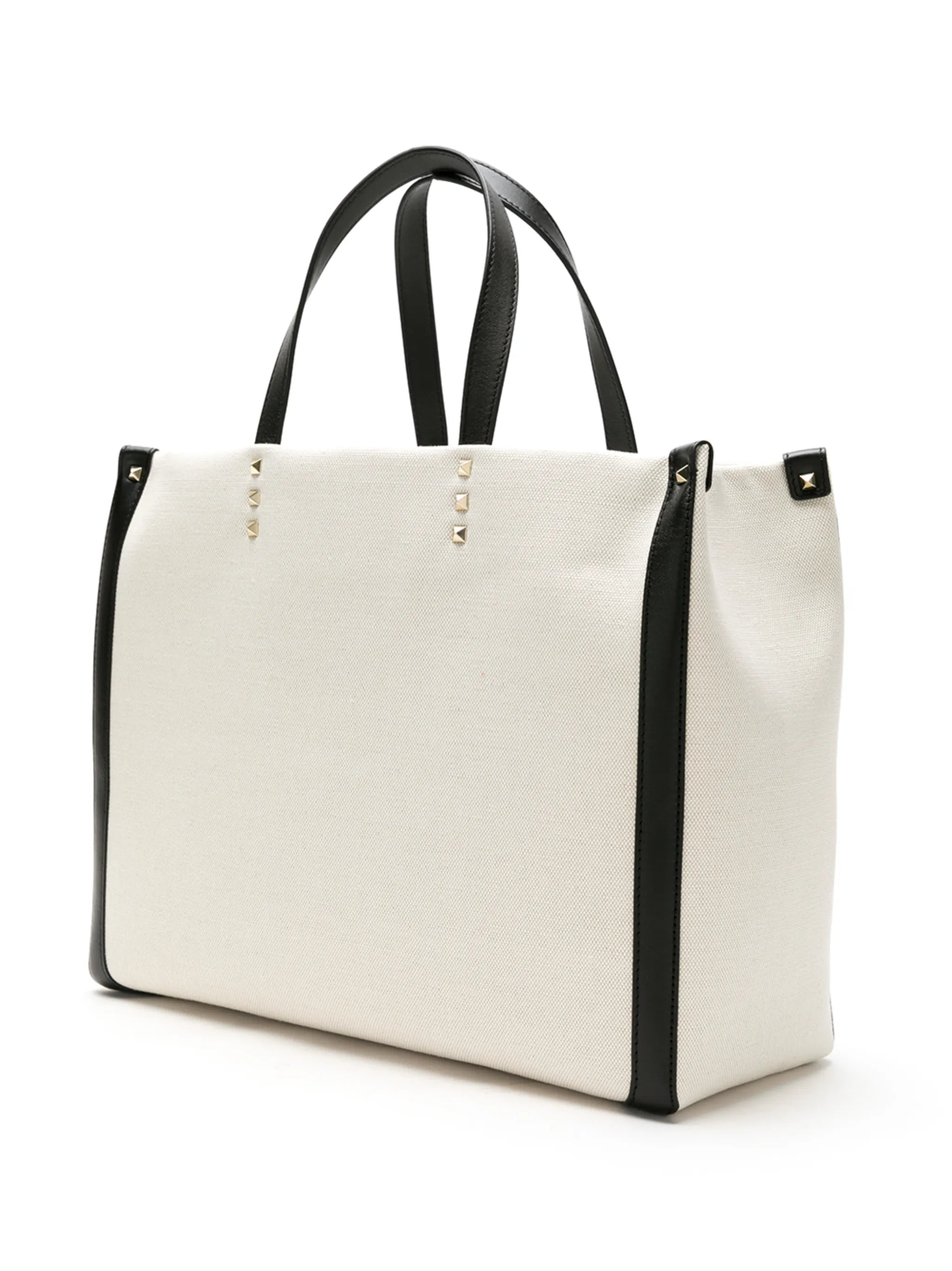small VLTN-print canvas tote bag