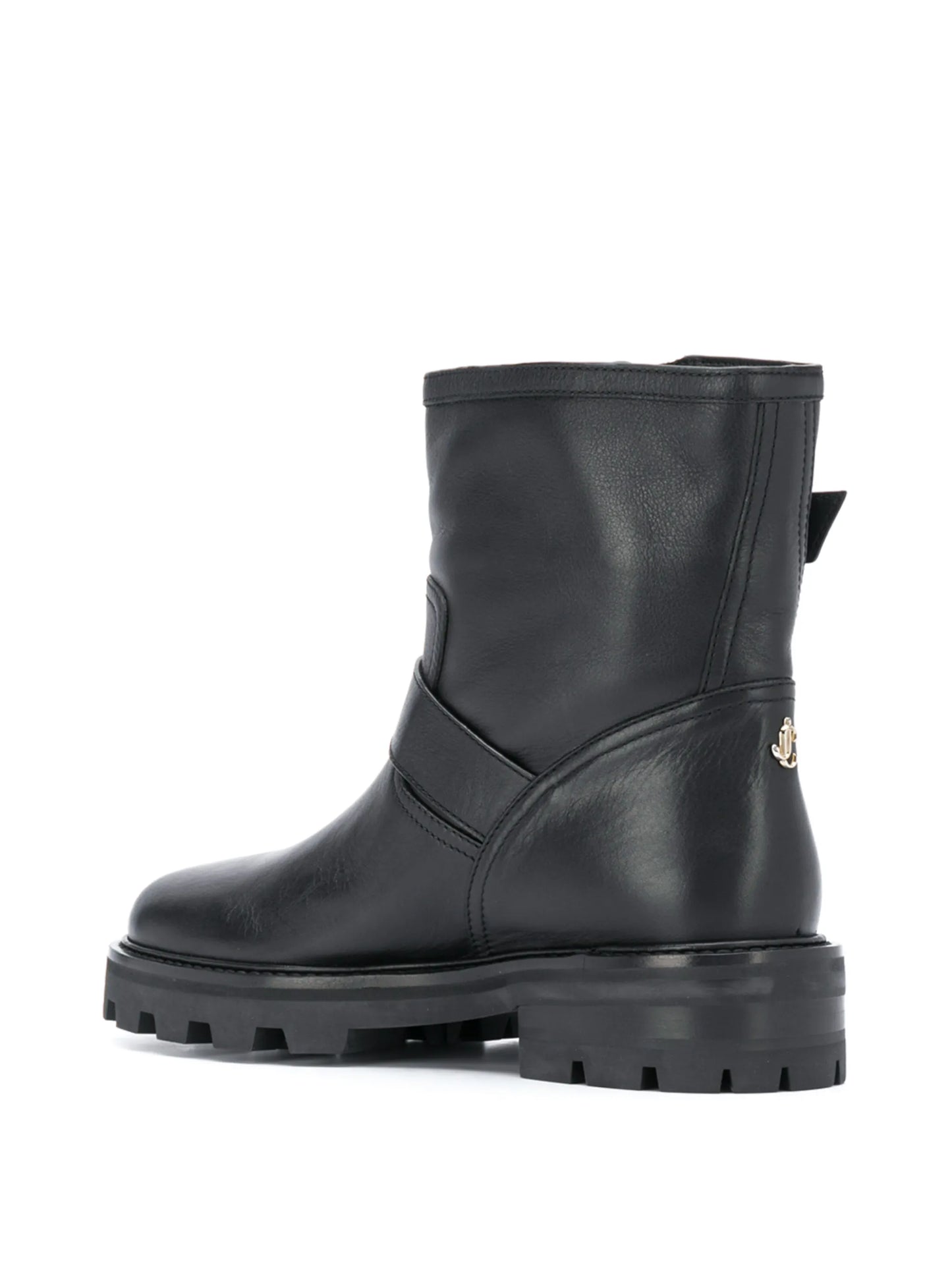 Youth buckle biker boots
