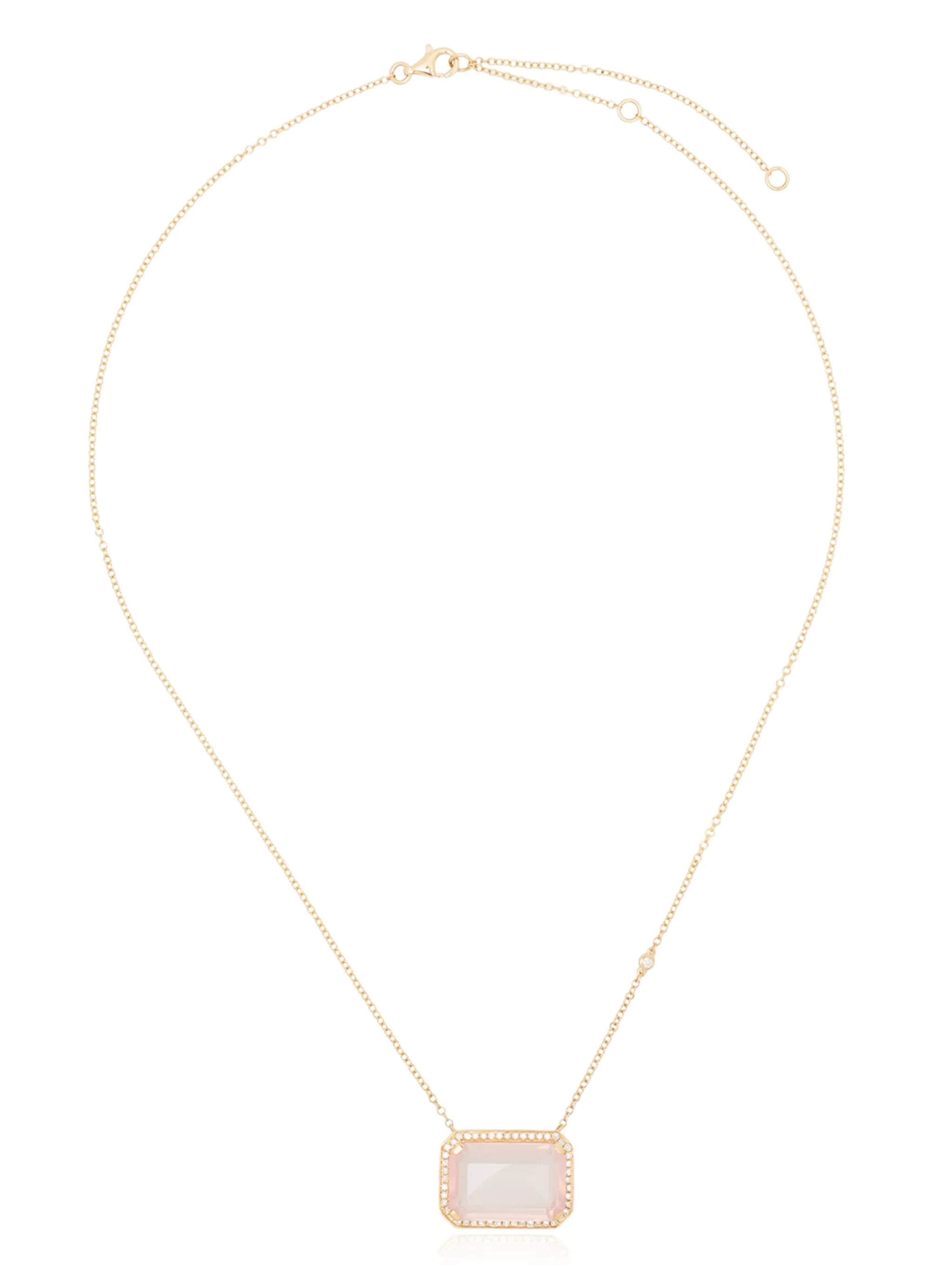 18kt yellow gold diamond statement necklace