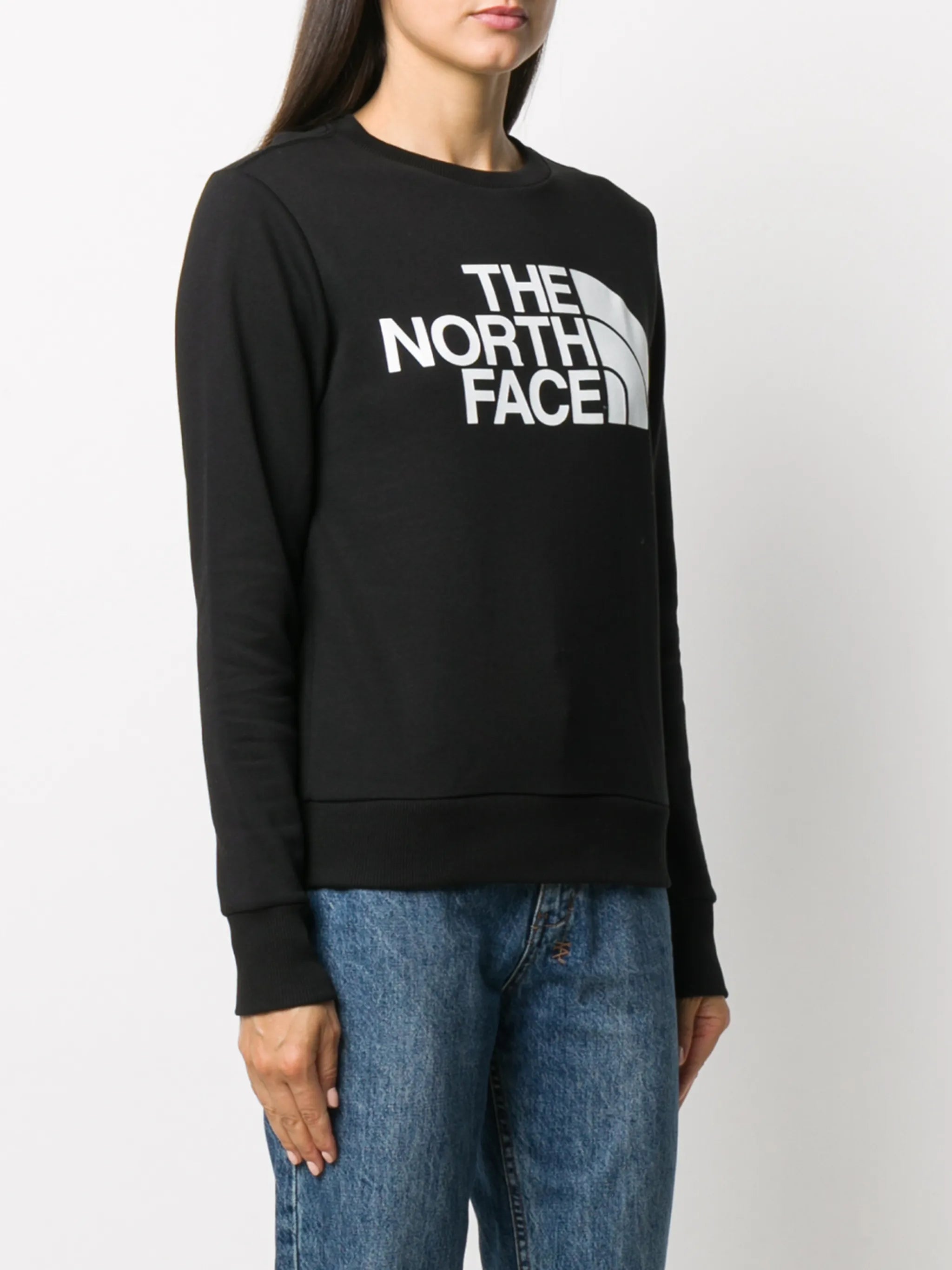 crew neck logo sweatshirt