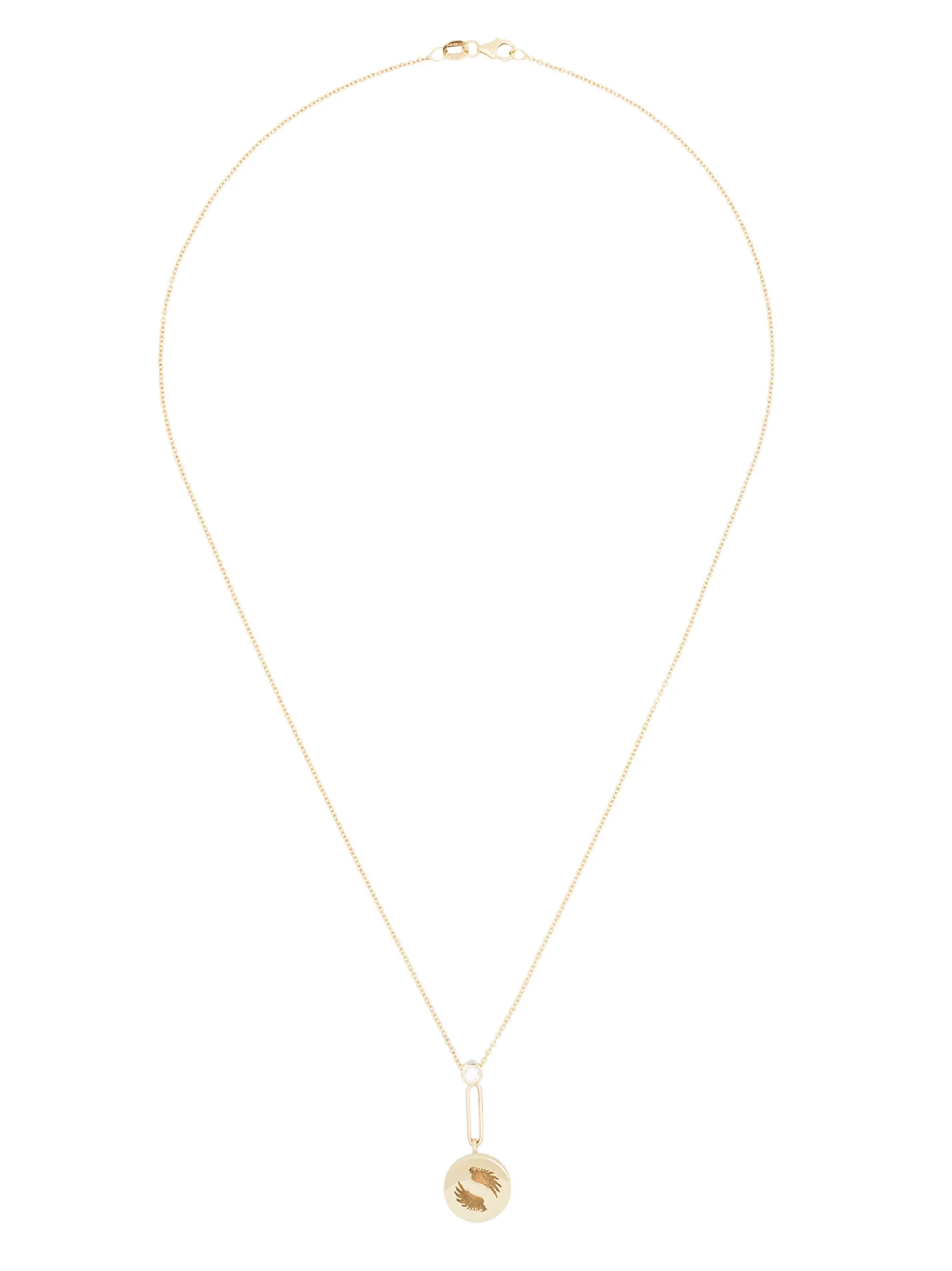 14kt yellow gold Alchemy Bravery diamond necklace
