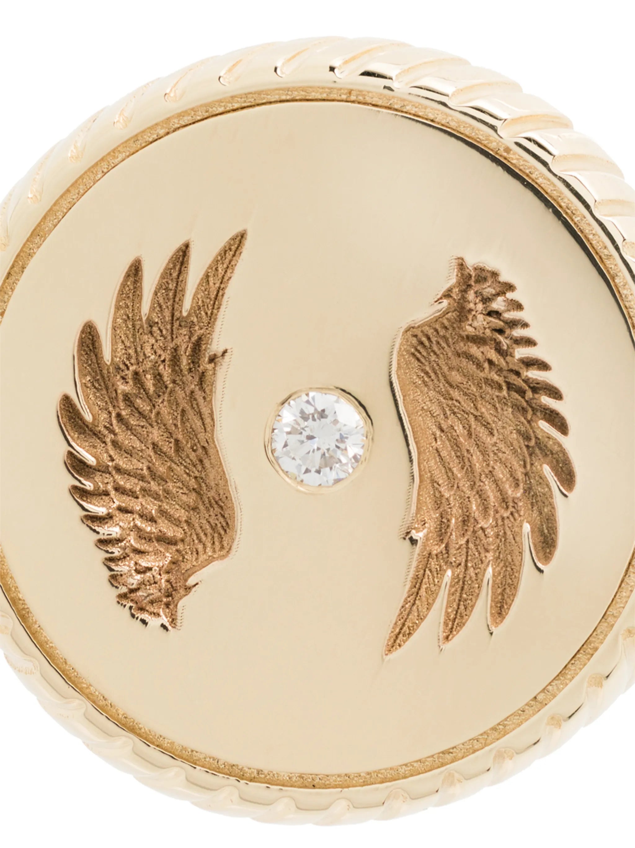 14kt yellow gold Alchemy Bravery wings ring