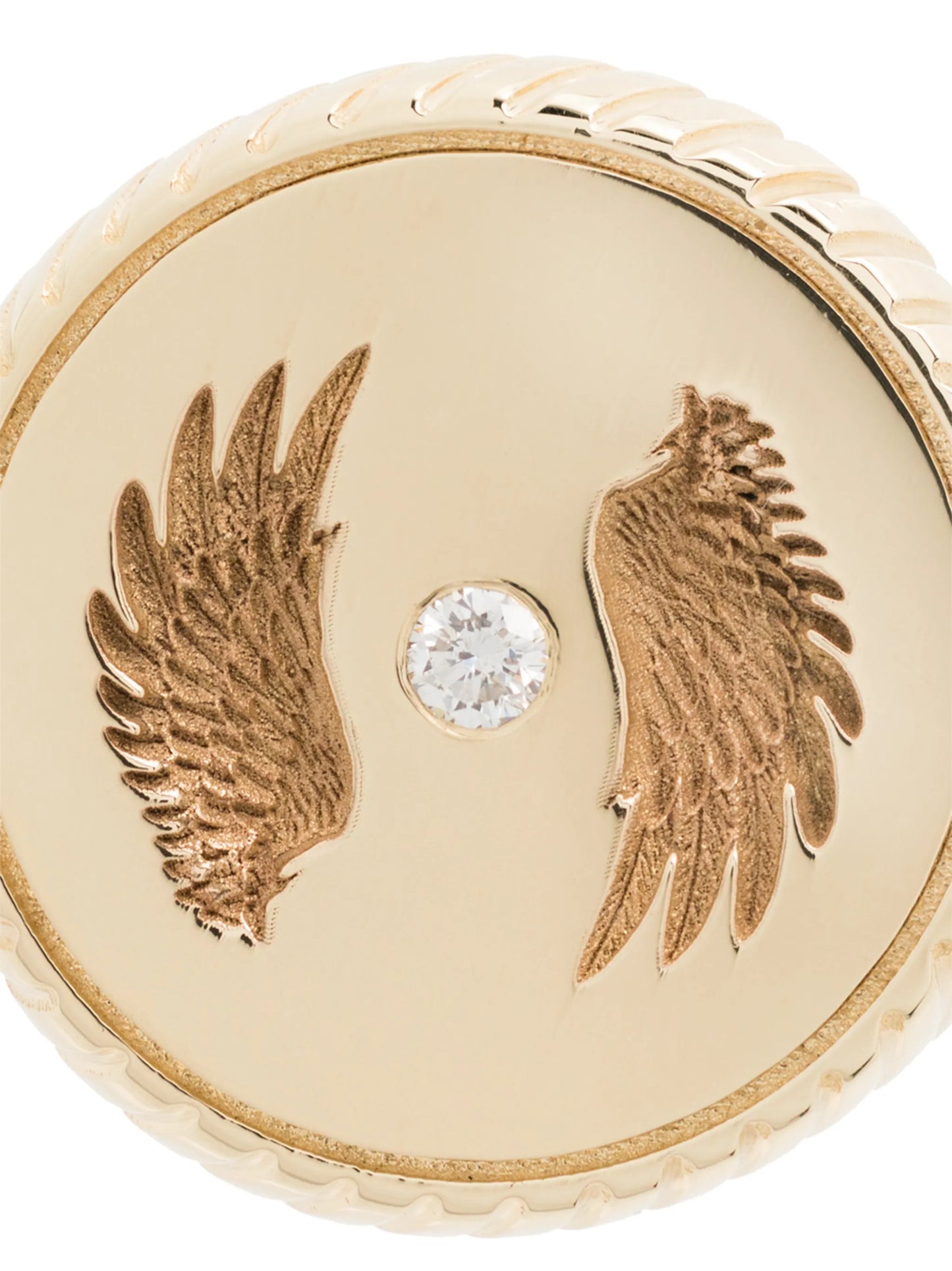 14kt yellow gold Alchemy Bravery wings ring