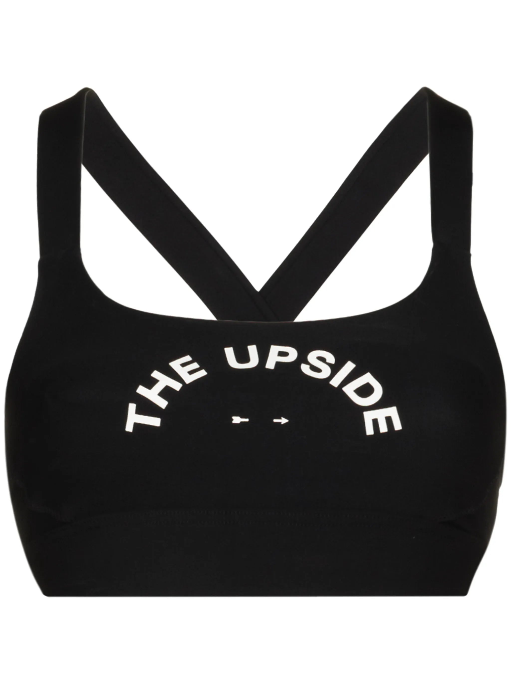 Paola logo print sports bra