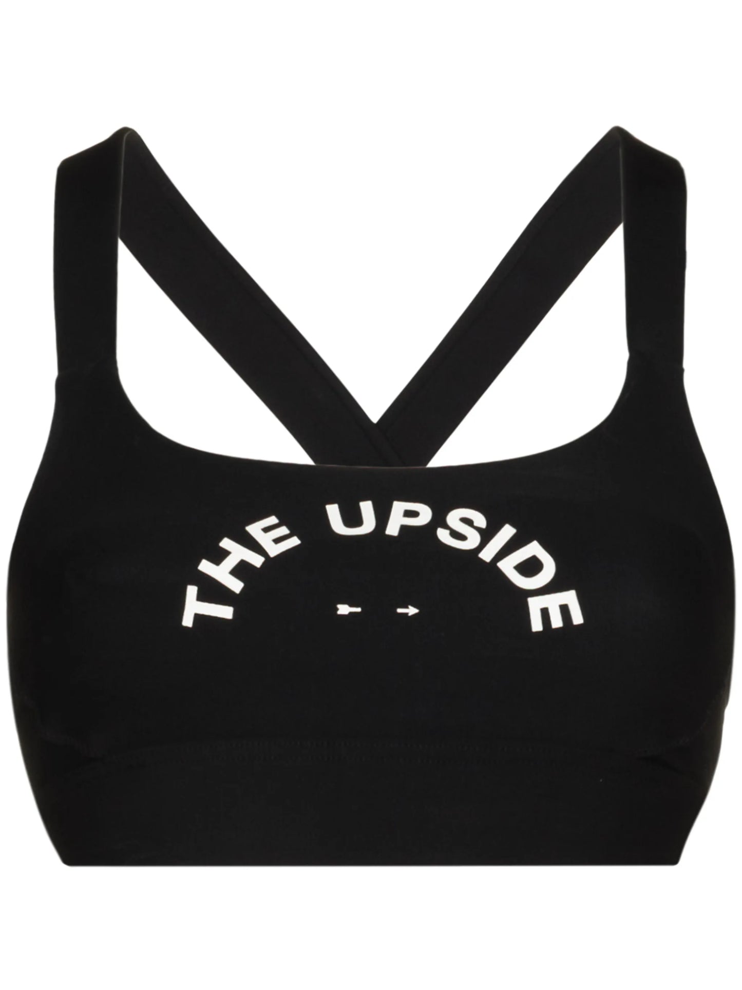 Paola logo print sports bra