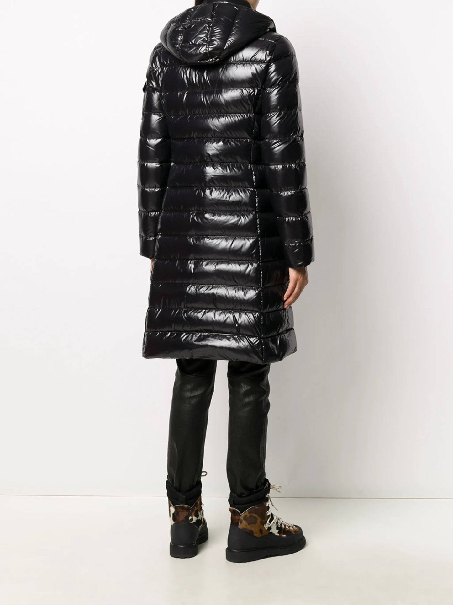 Moka quilted down coat