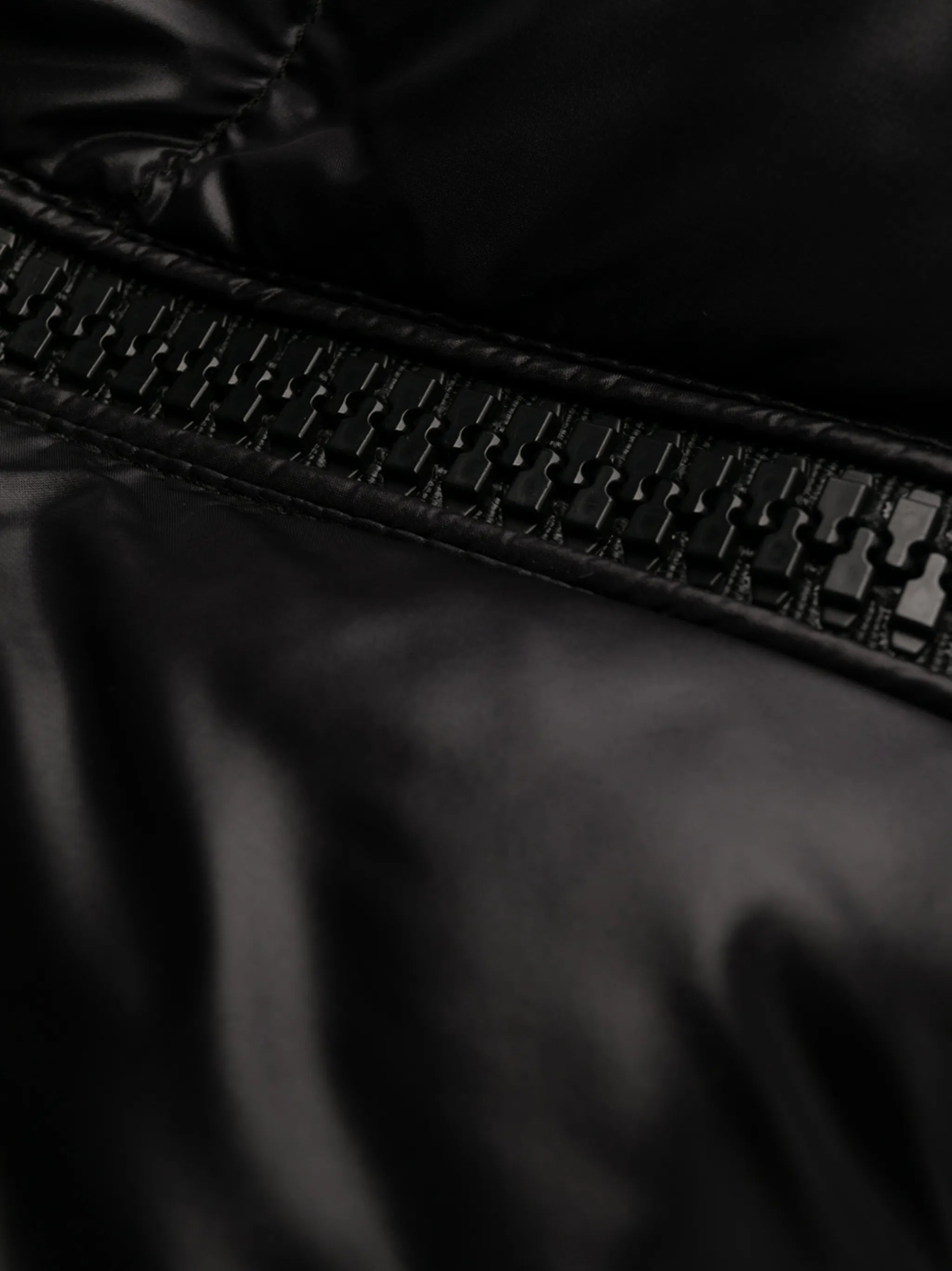 logo patch hooded puffer jacket