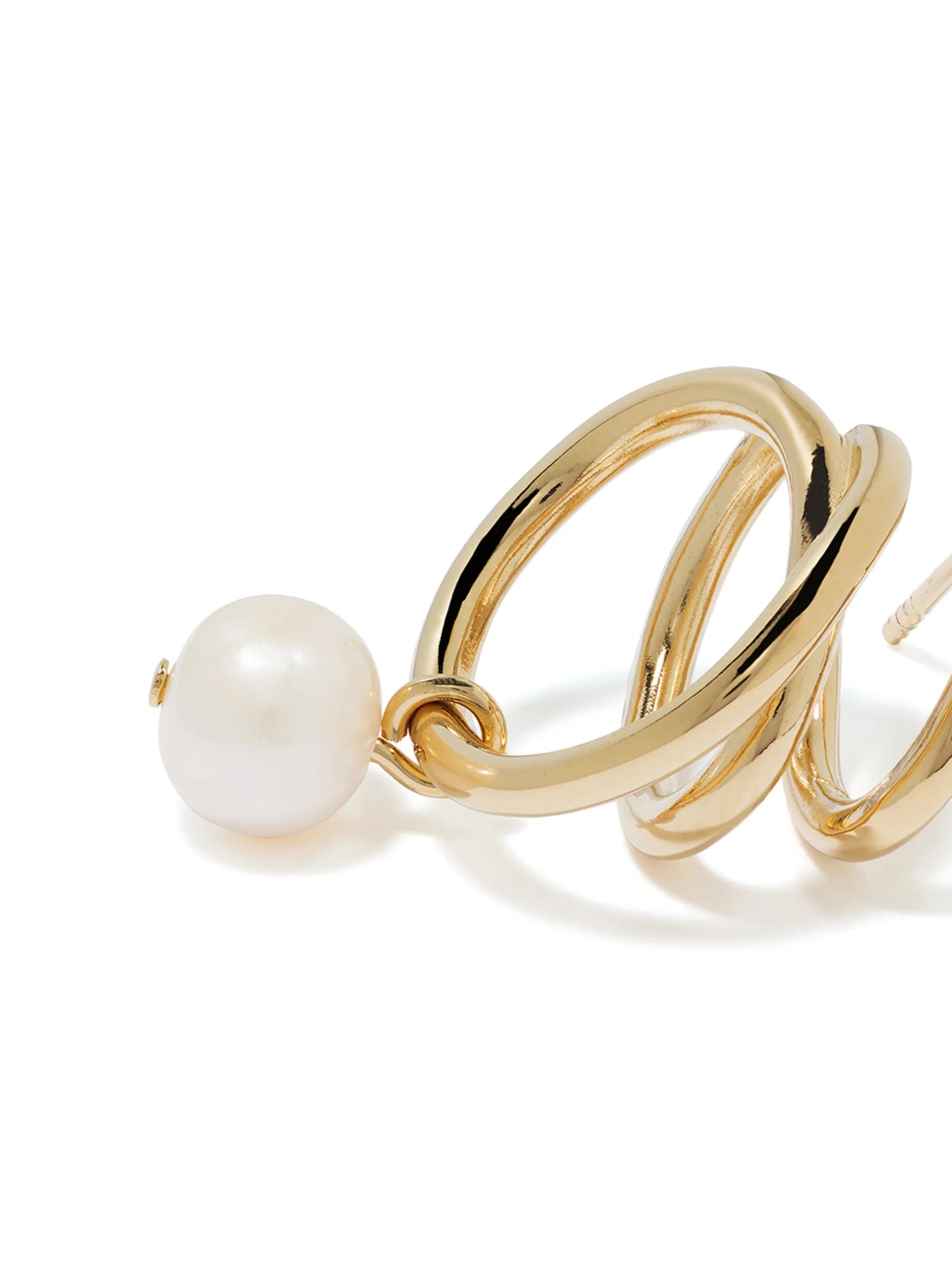 Flow pearl earrings