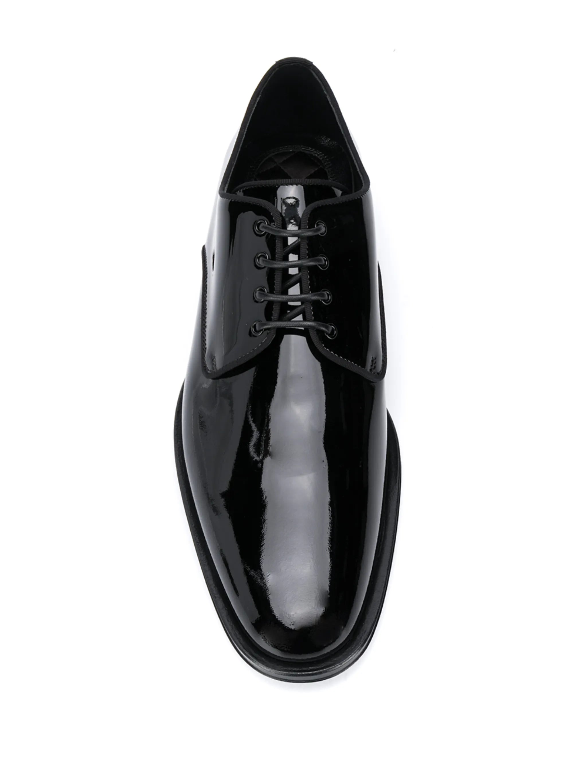 patent leather derby shoes