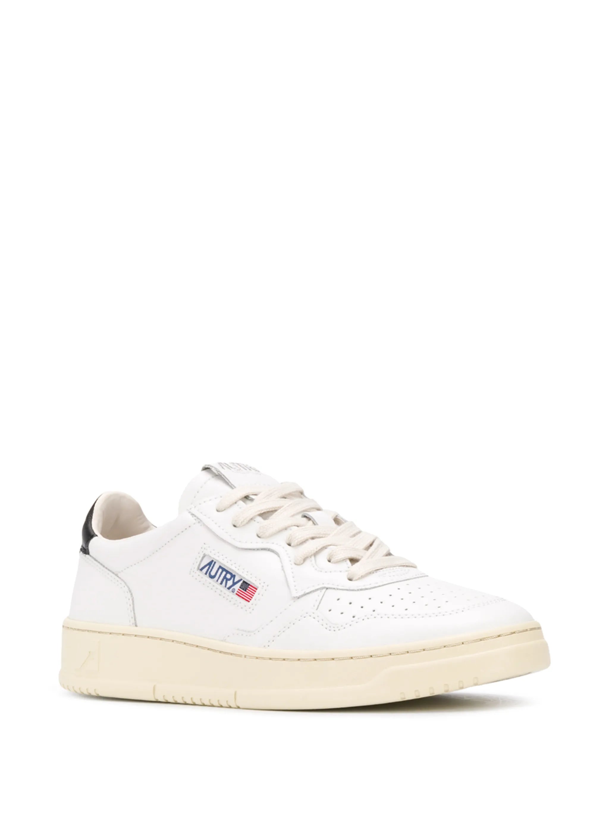 Medalist leather lace-up sneakers
