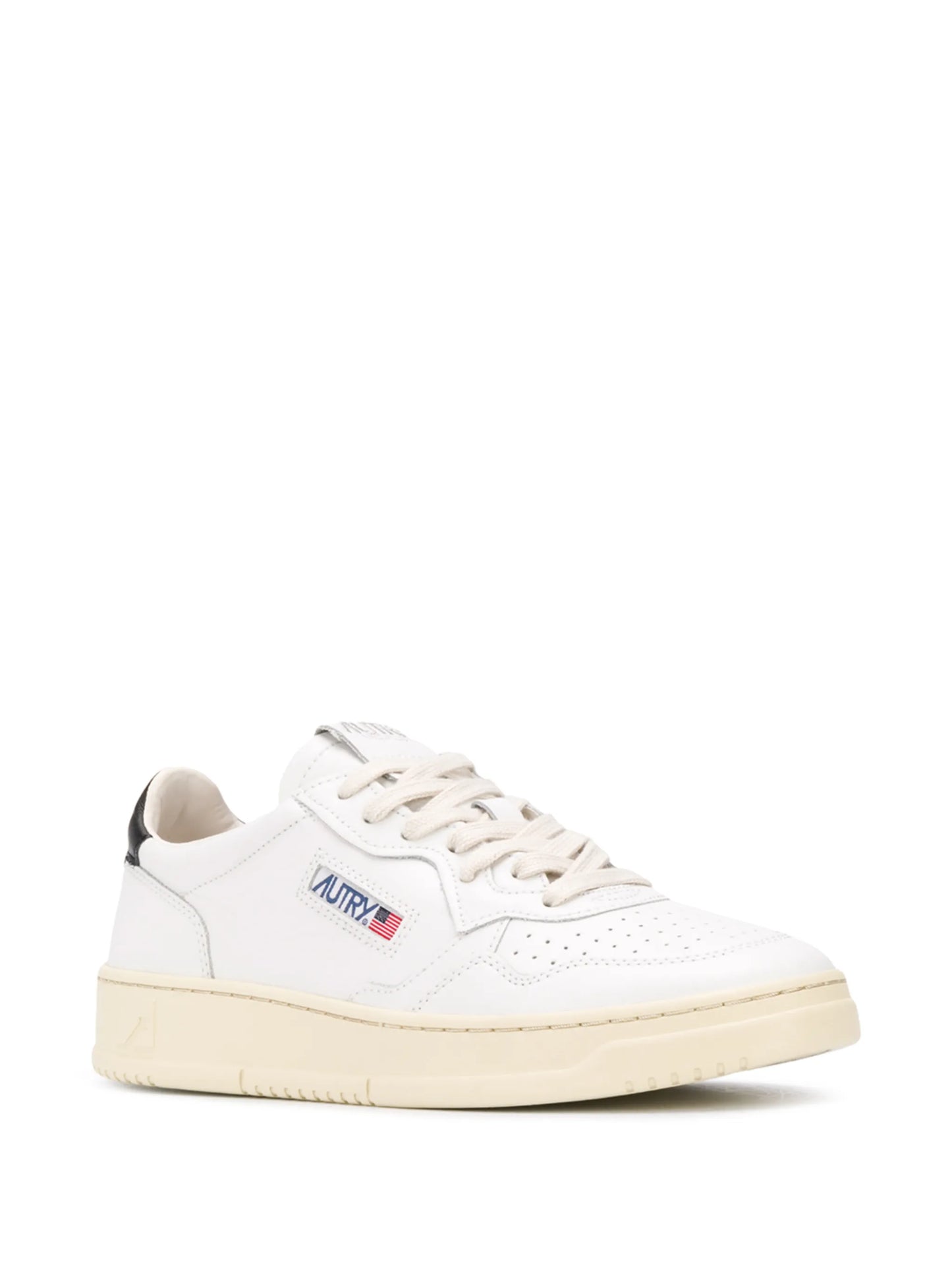 Medalist perforated leather sneakers