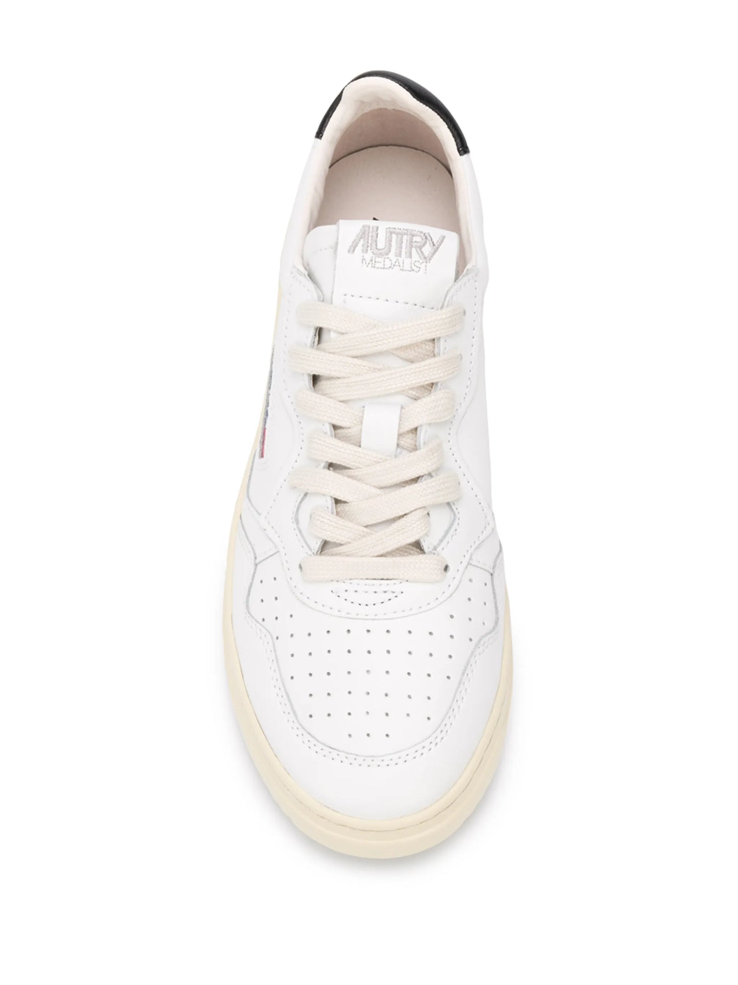 Medalist leather lace-up sneakers