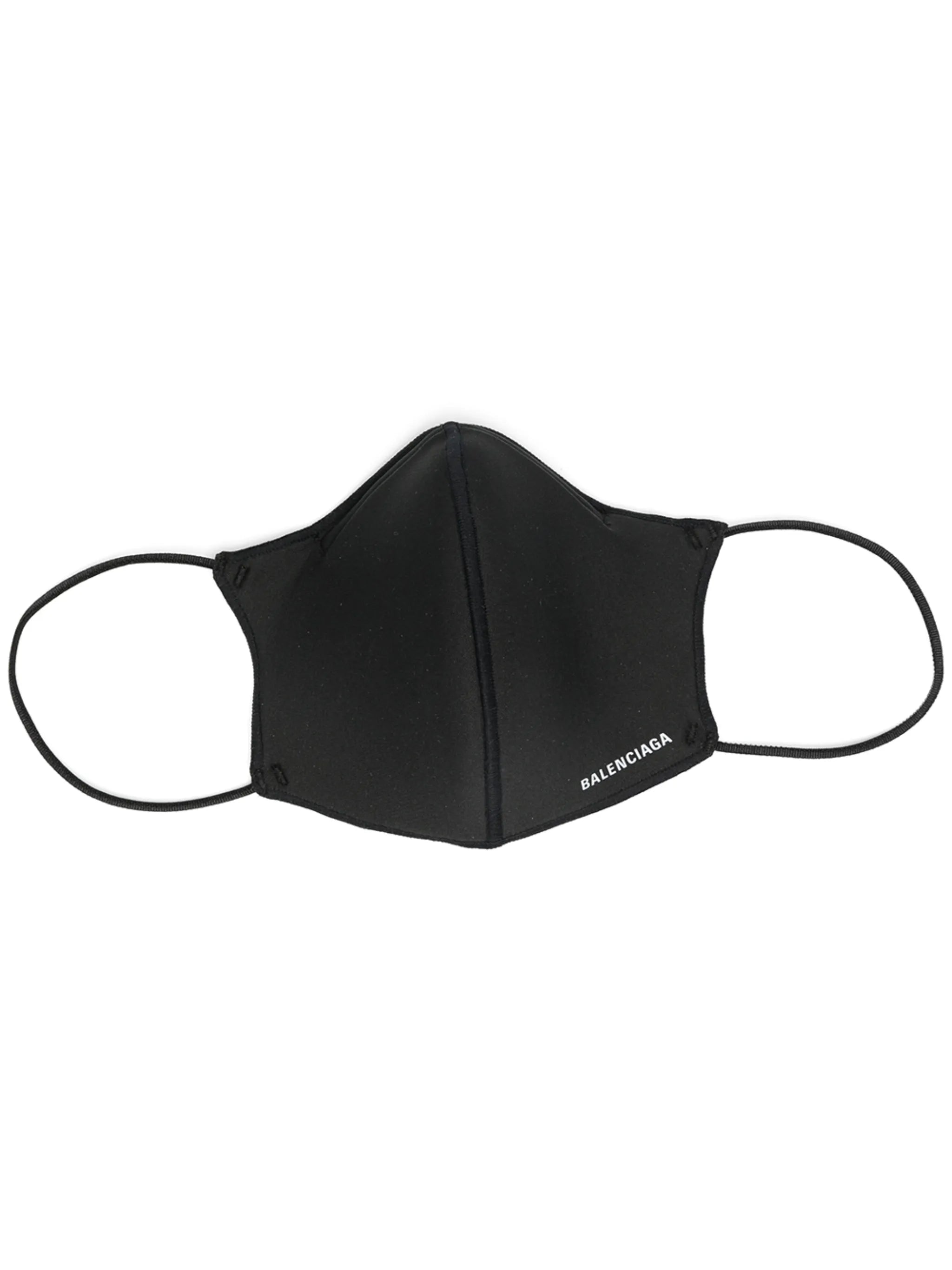 logo print face mask