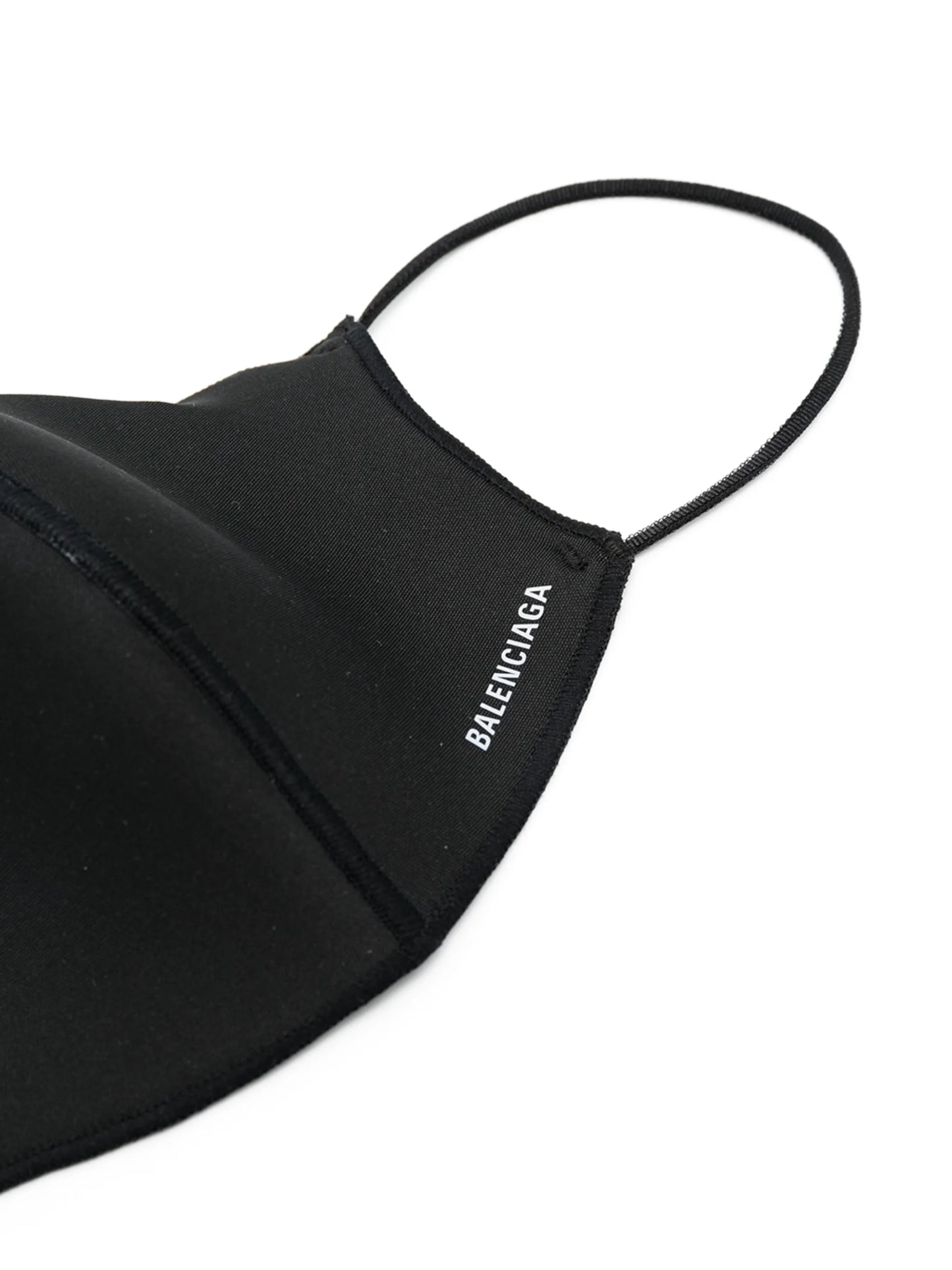 logo print face mask