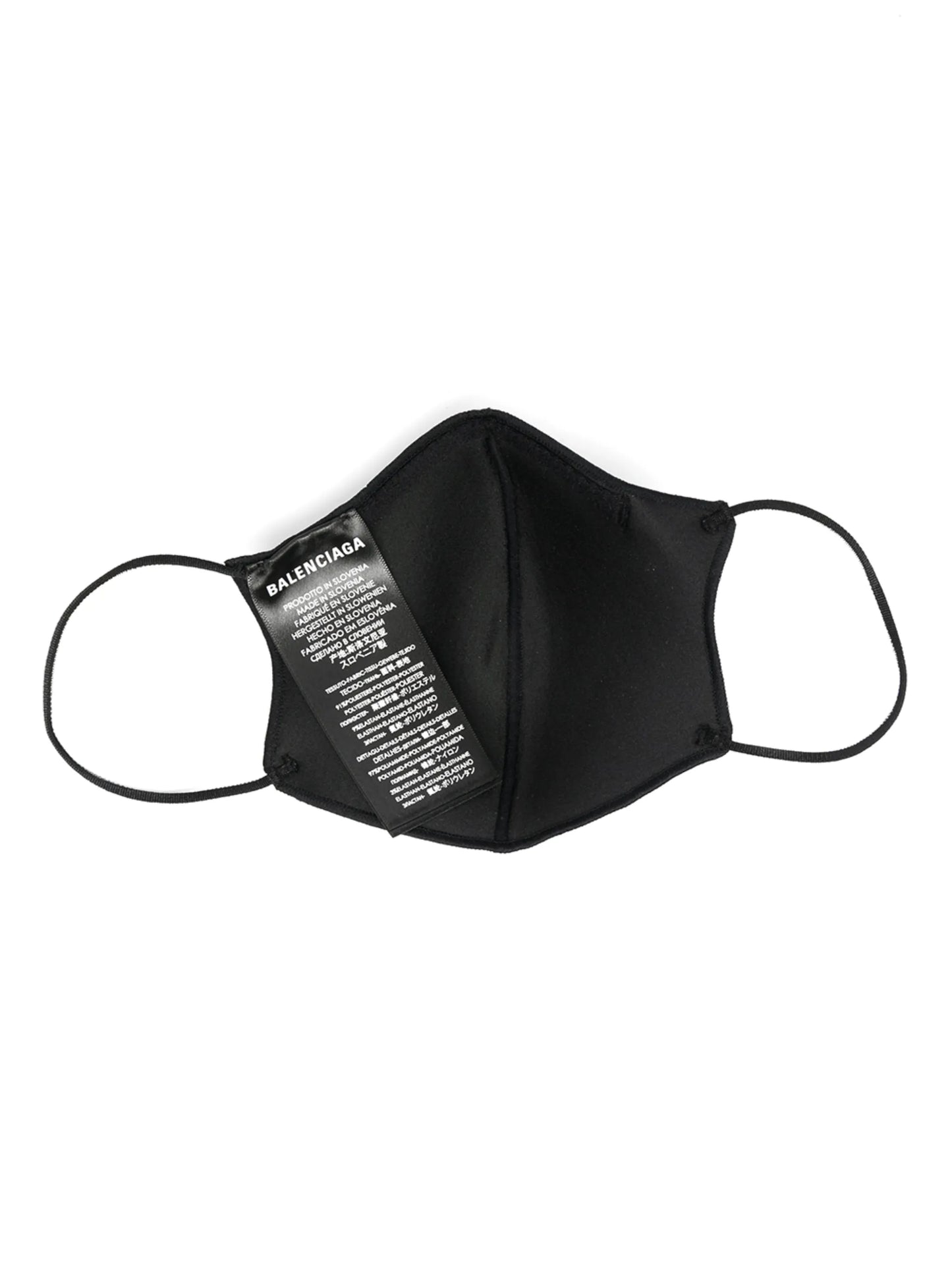 logo print face mask