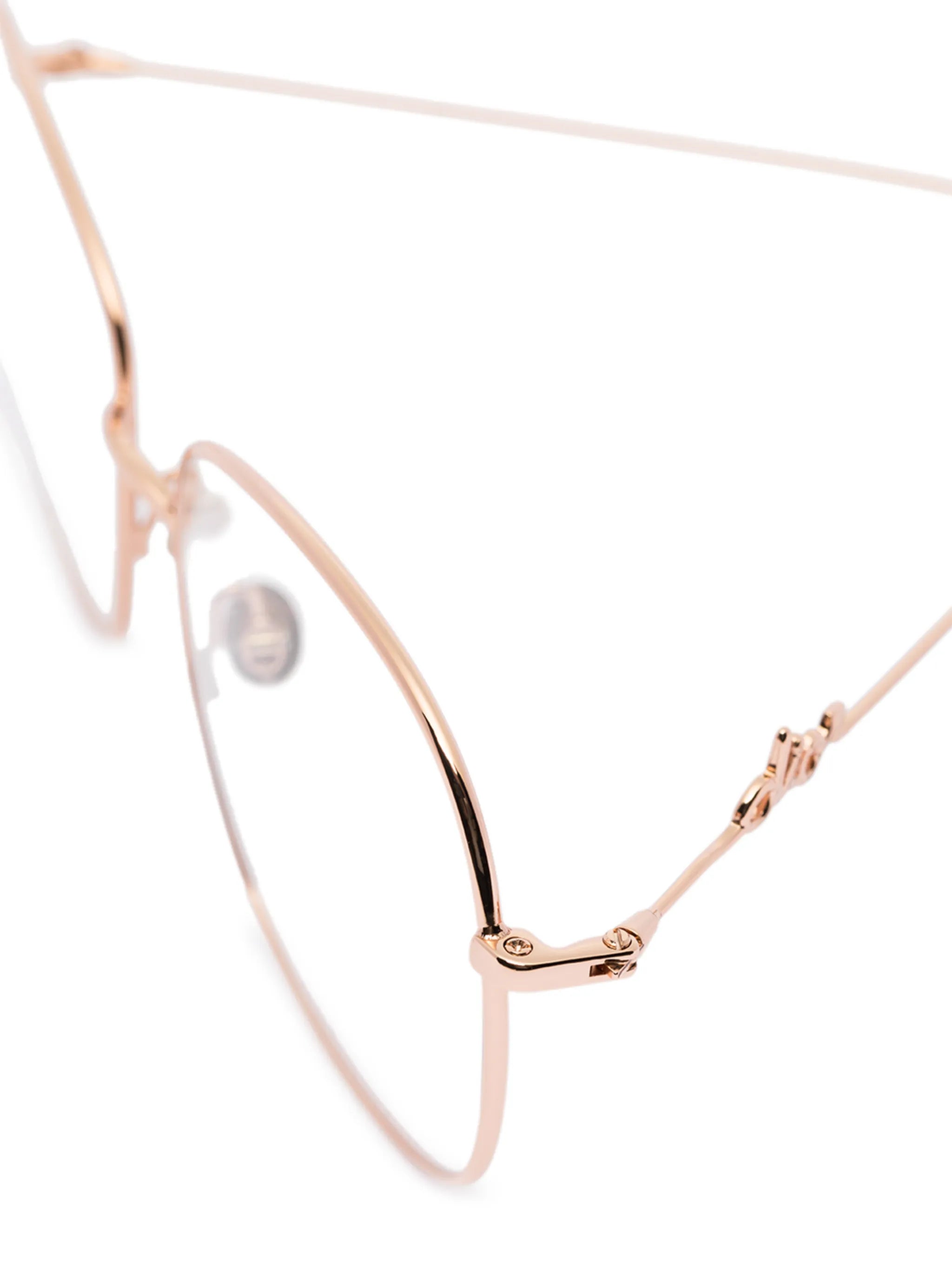 logo-detail square-frame glasses