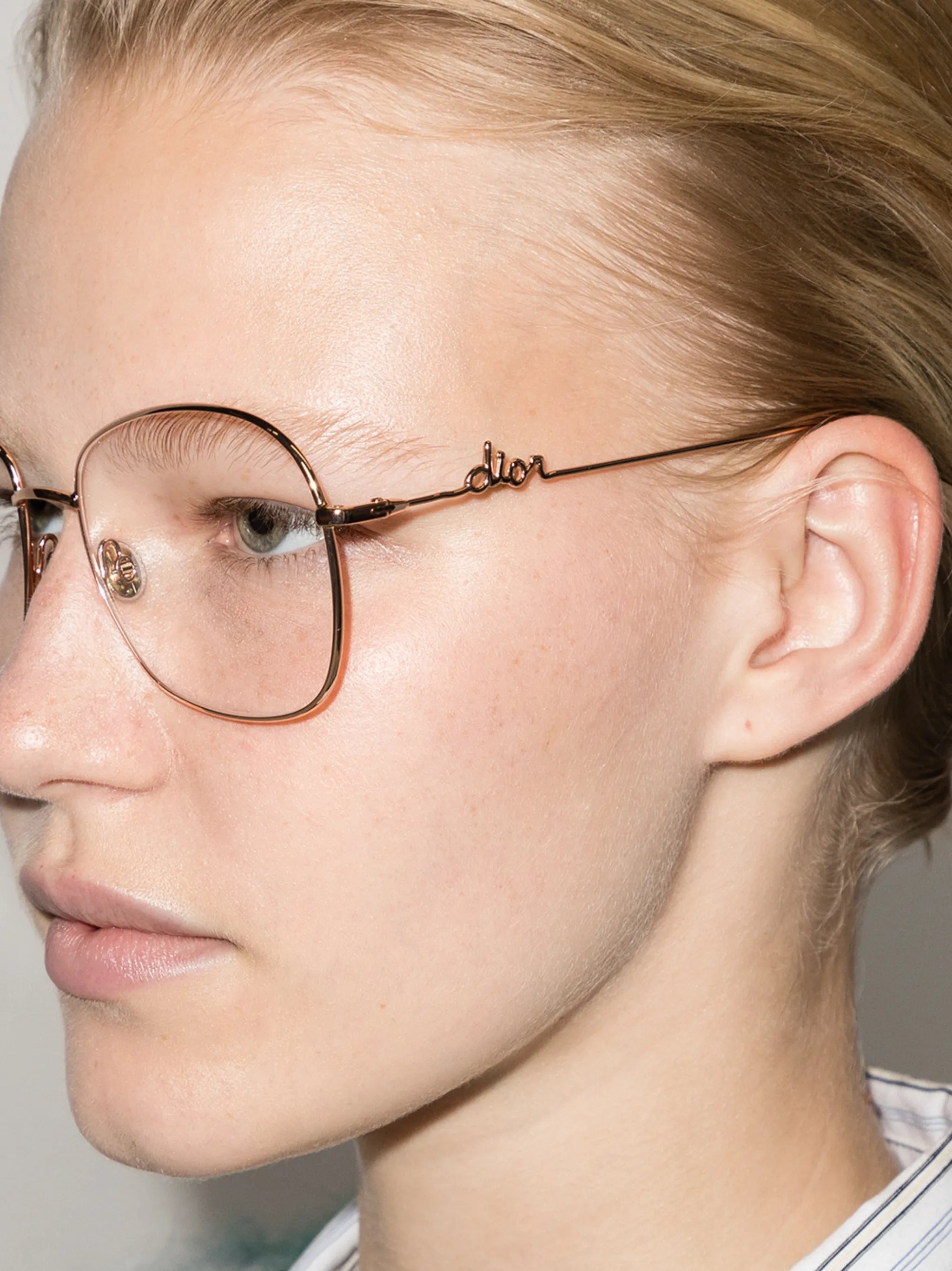 logo-detail square-frame glasses
