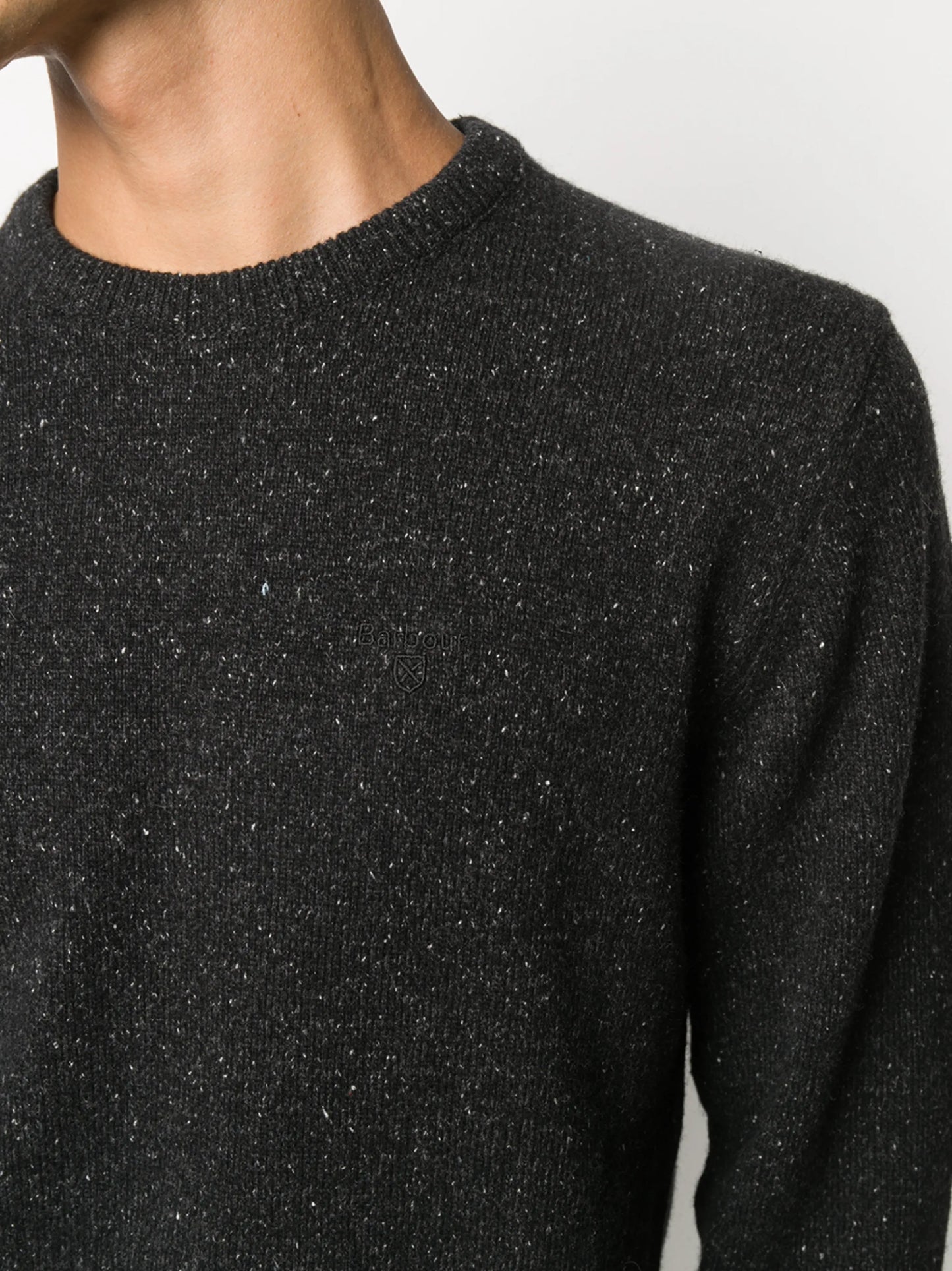 embroidered logo jumper