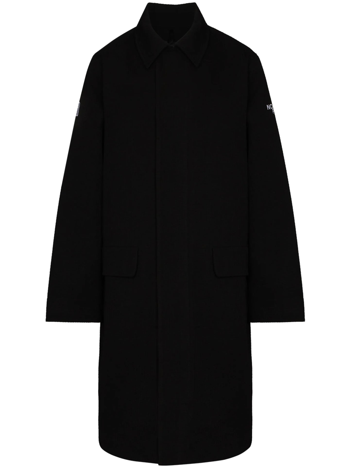 concealed fastening midi coat