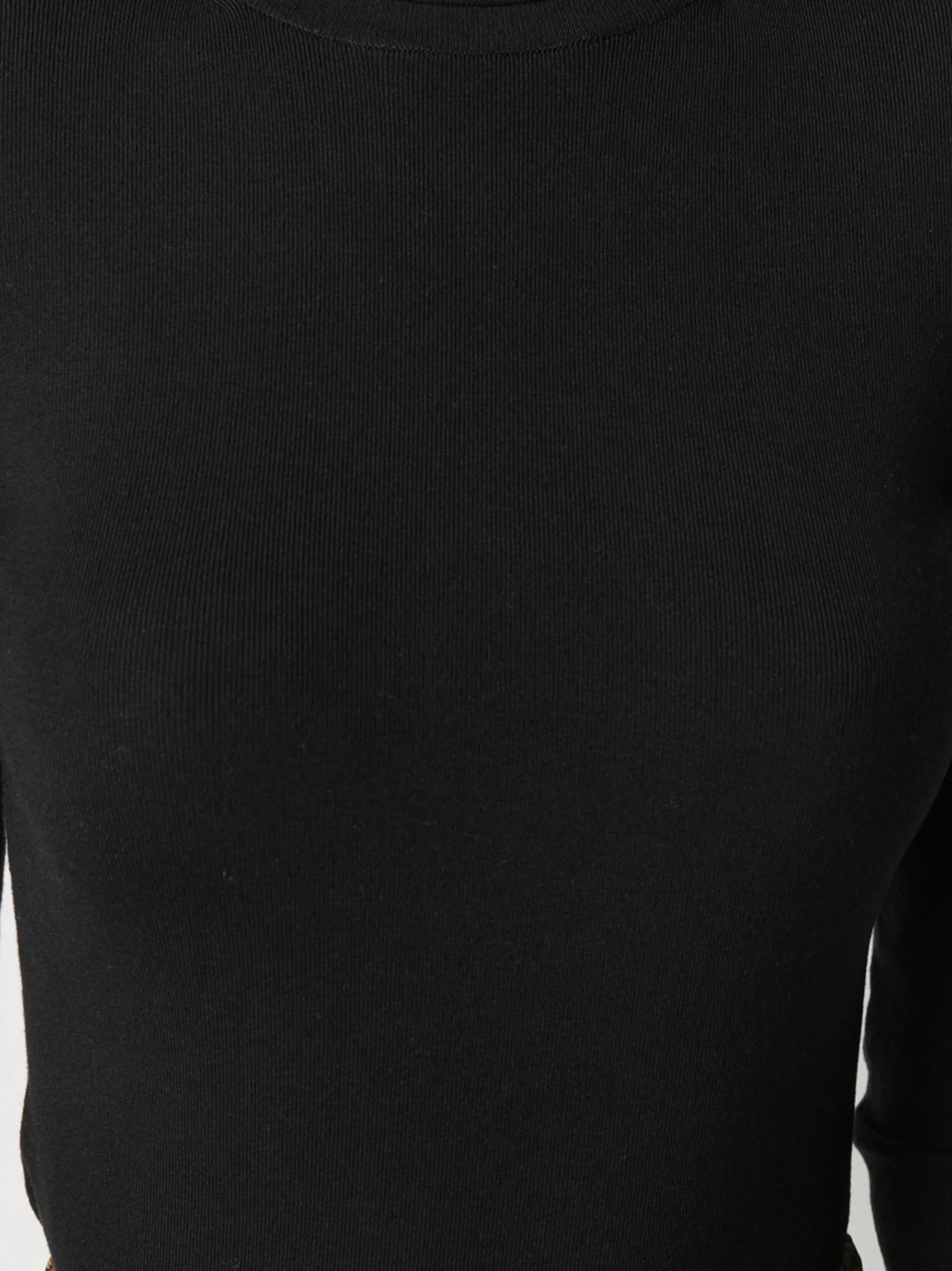 silk stretch turtleneck jumper
