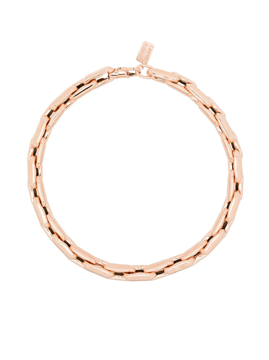 14kt rose gold chain-link necklace