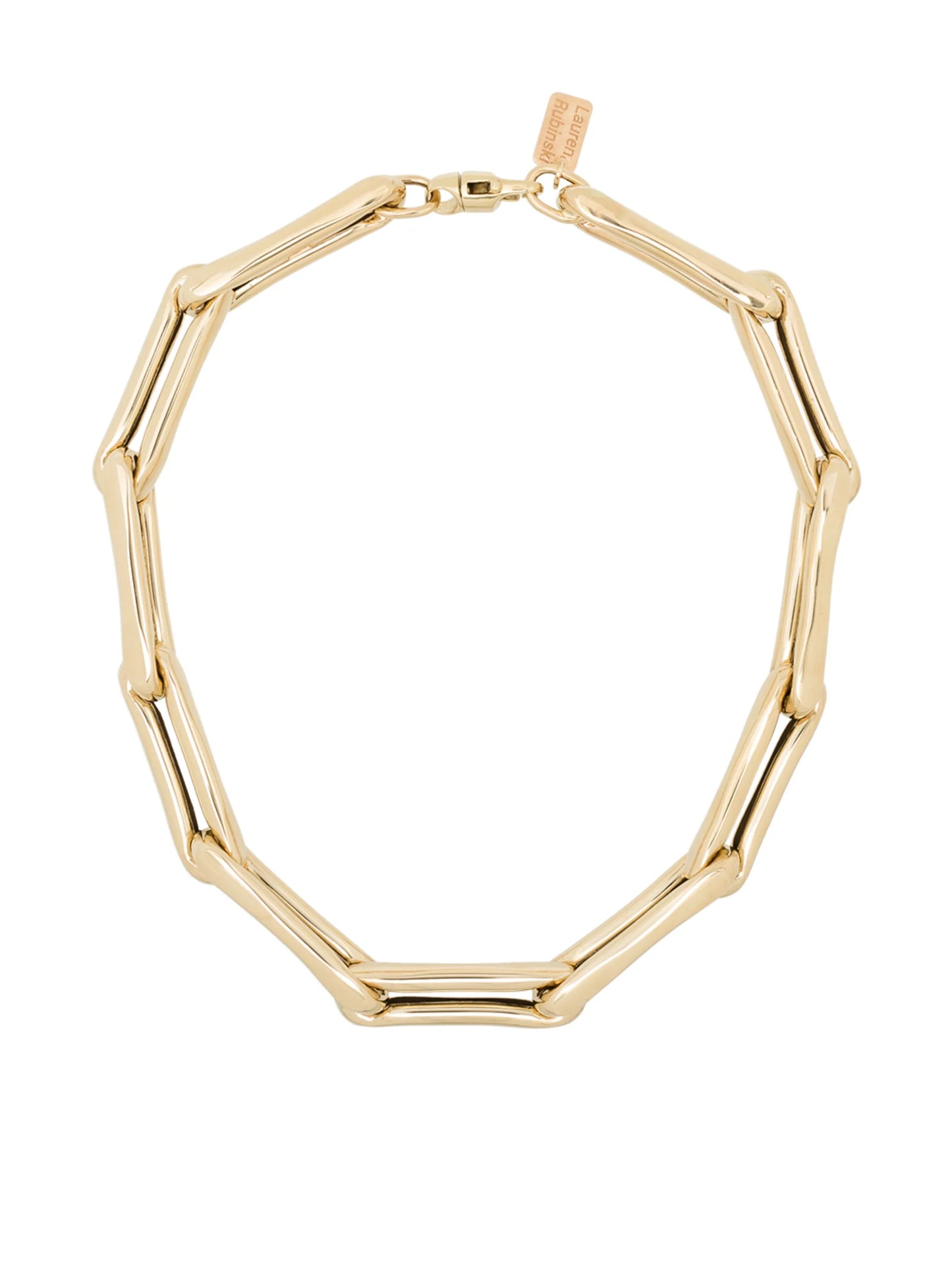 14kt yellow gold large chain-link necklace