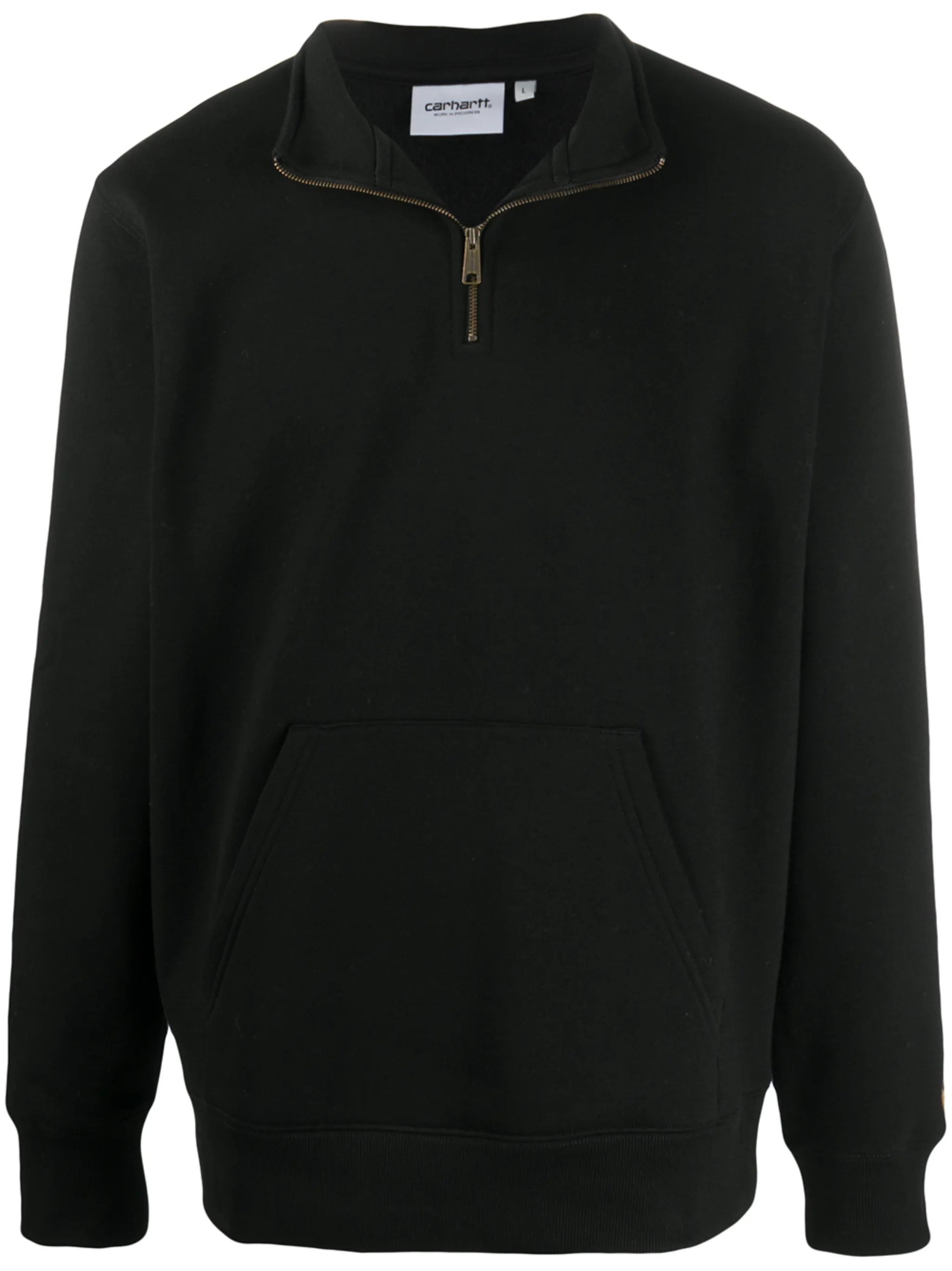 zipped pullover jumper