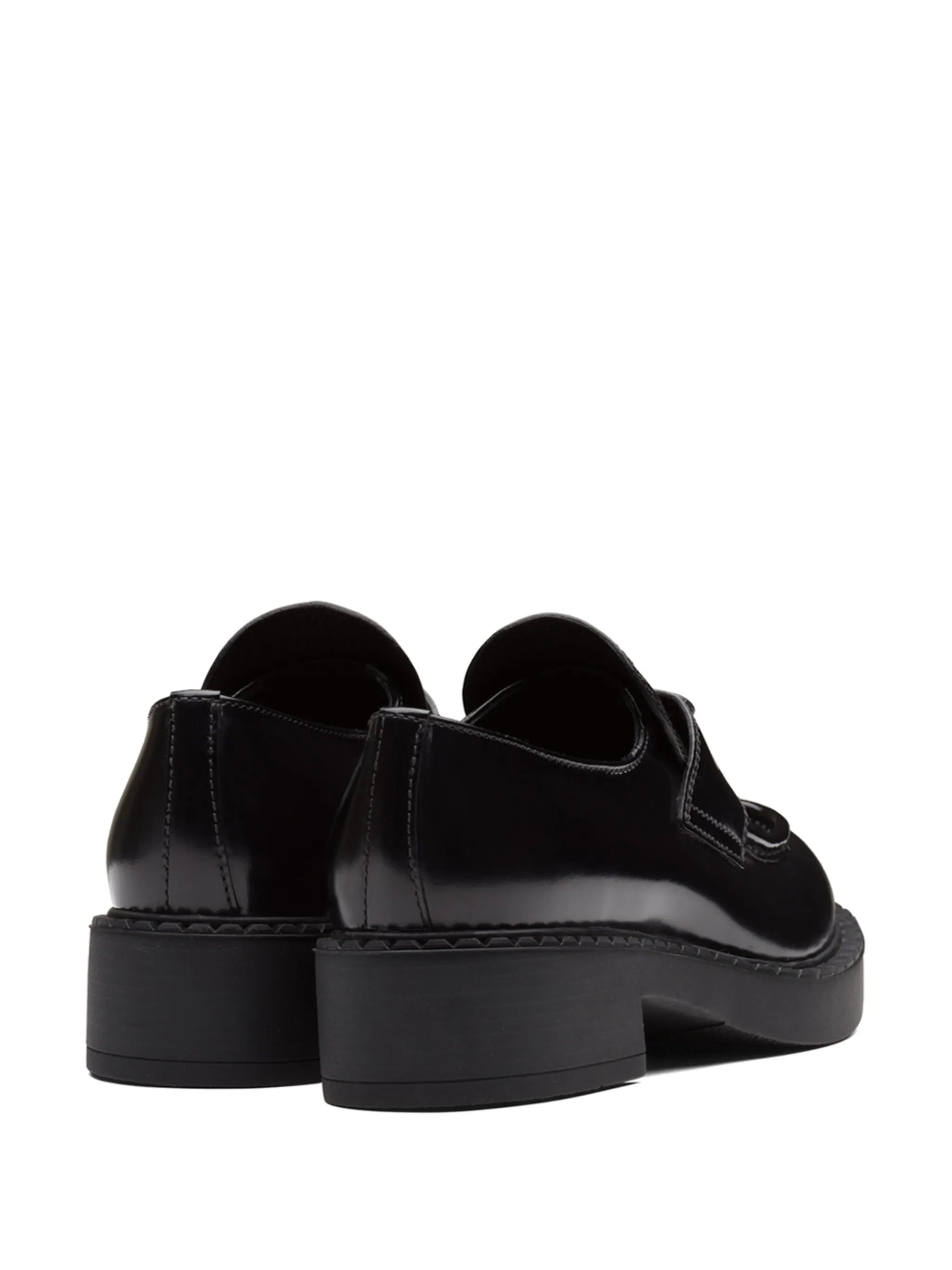 logo plaque loafers