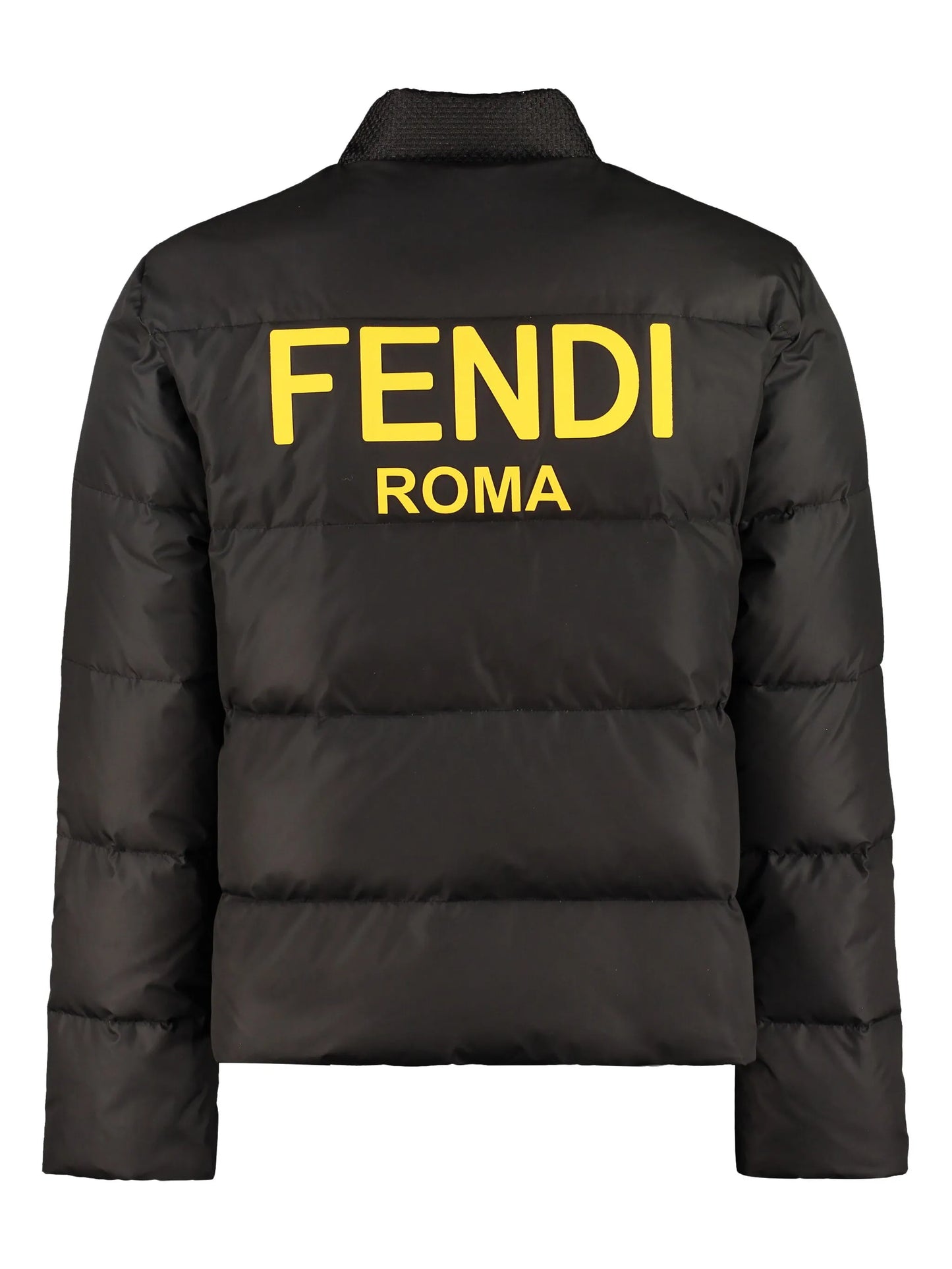 logo reversible padded jacket