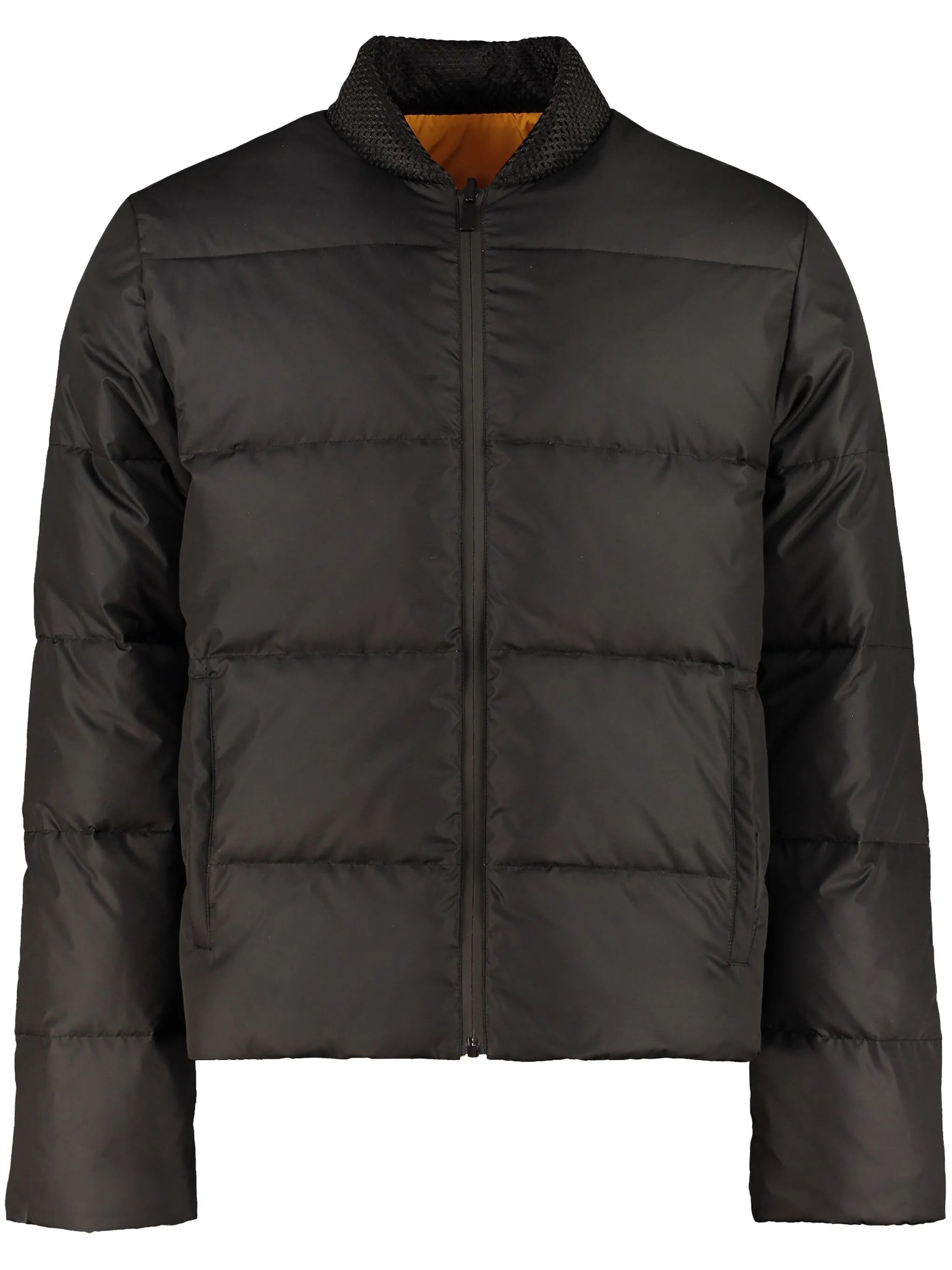 logo reversible padded jacket