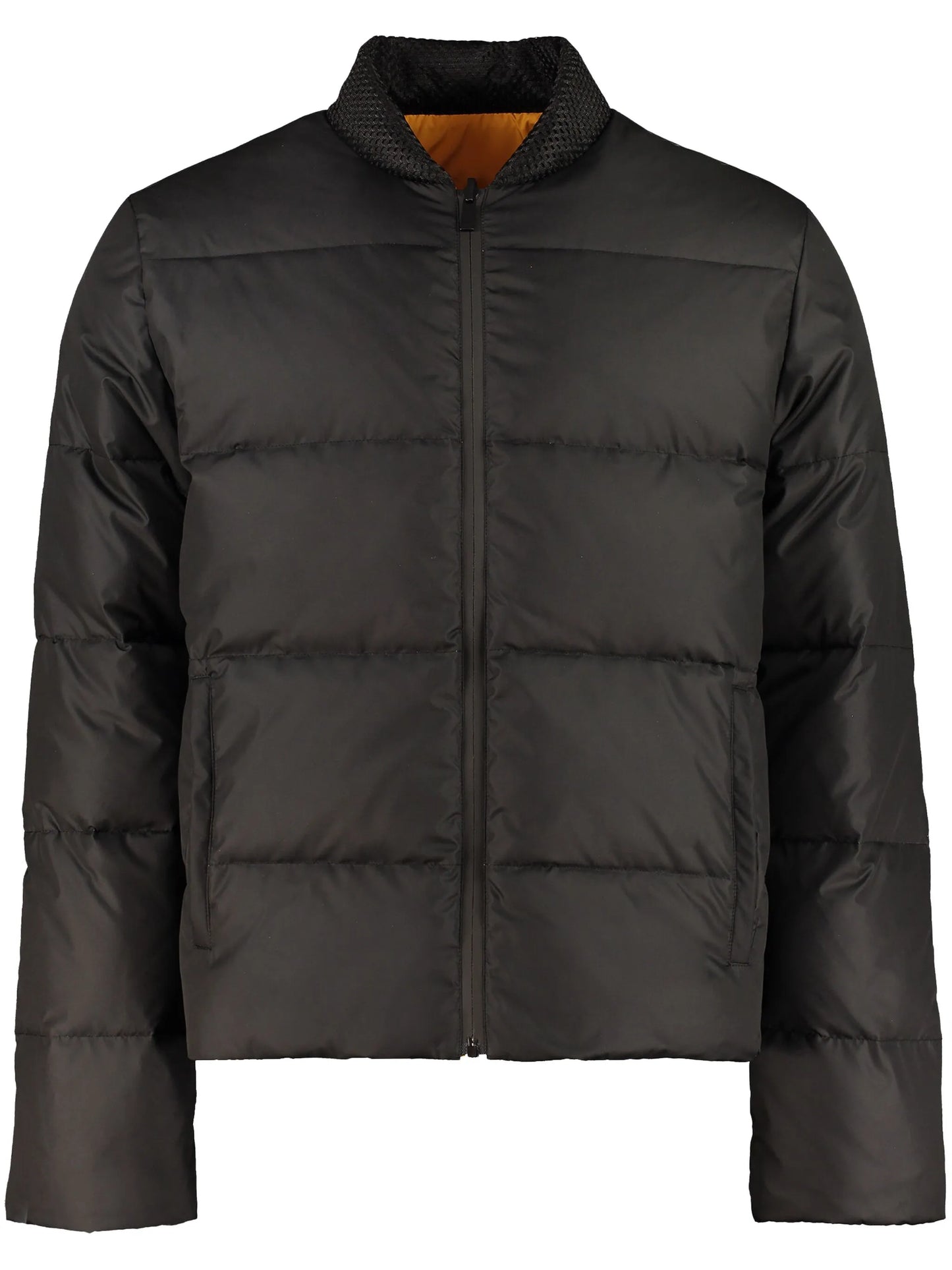 logo reversible padded jacket