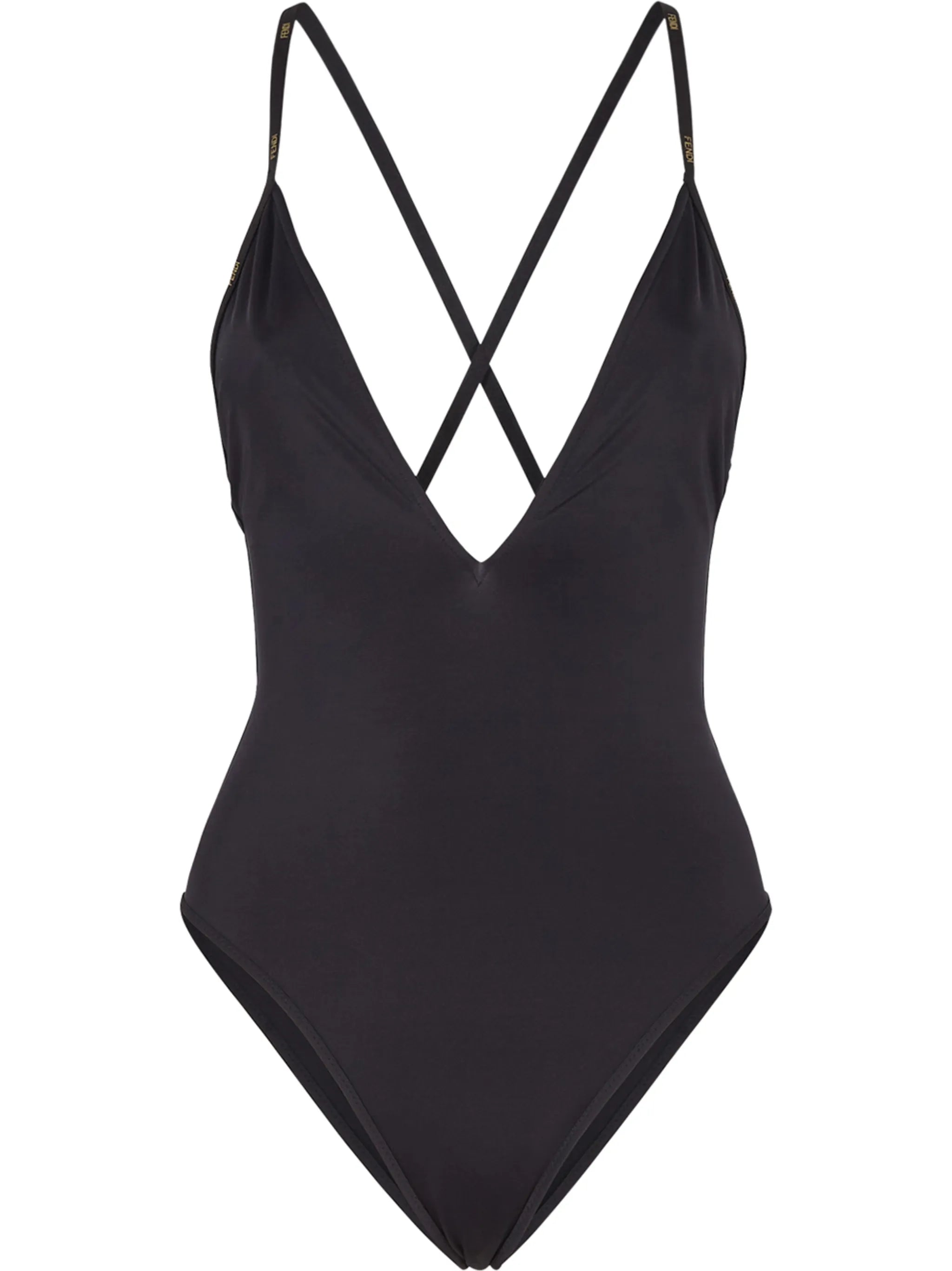 reversible FF print swimsuit