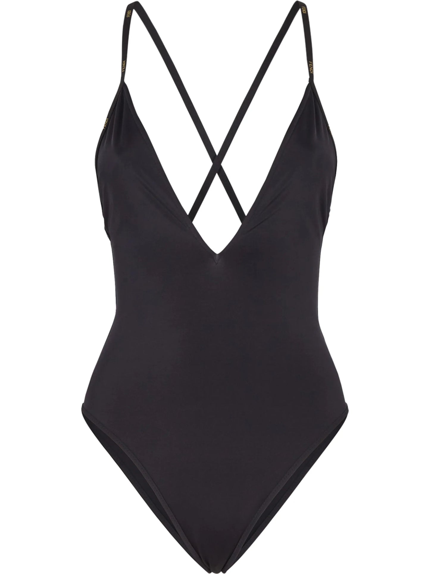 reversible FF print swimsuit