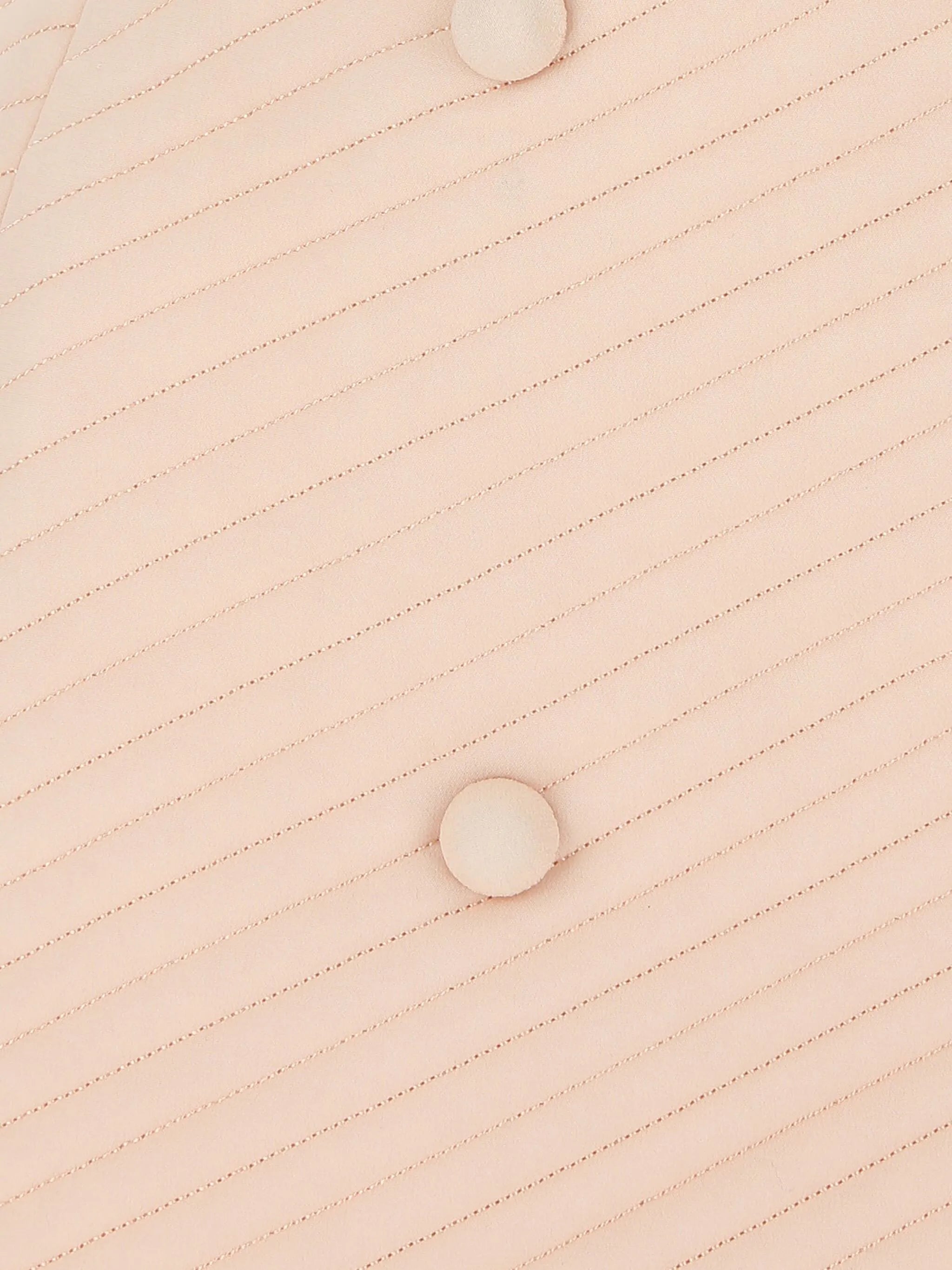 double-breasted A-line skirt